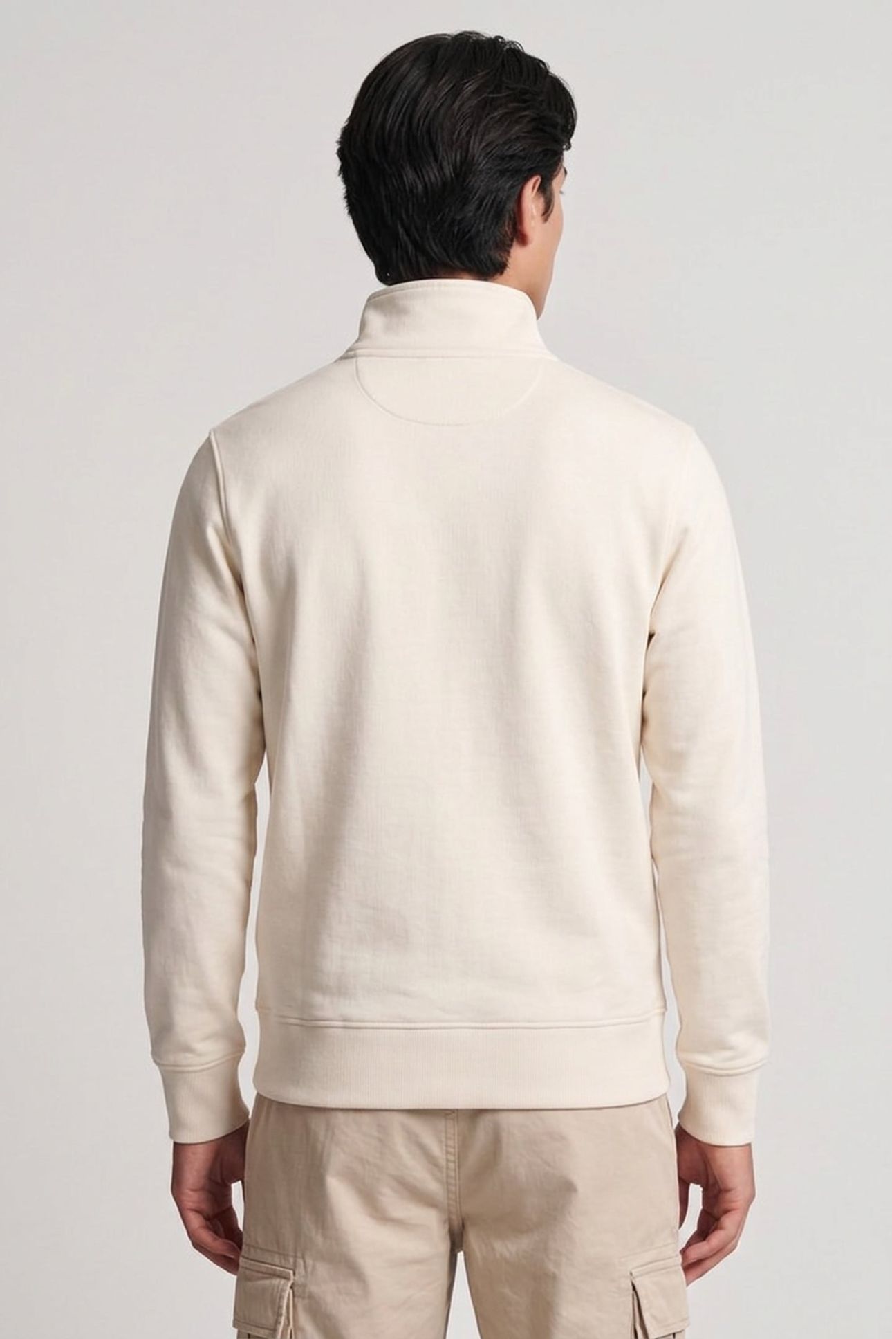 GRAPHIC HALFZIP CREAM 2