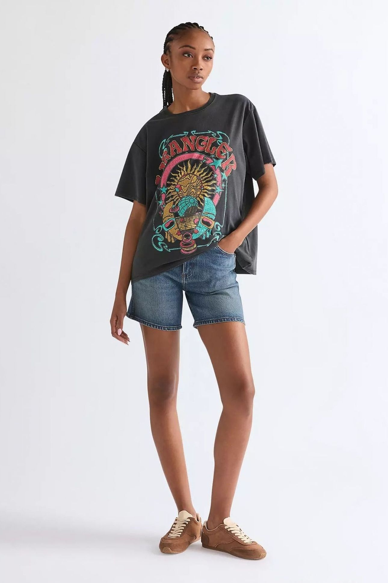 COWBOY SHORT 5 INCH SUMMER HAZE DENIM BLUE 3