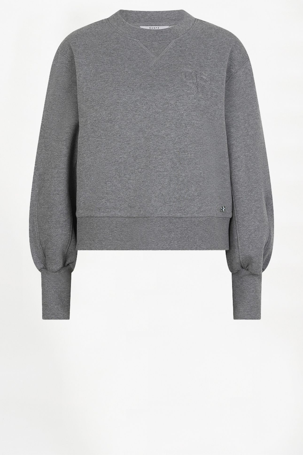 LISON LOGO SWEATER GRANITE GREY MELANGE 4