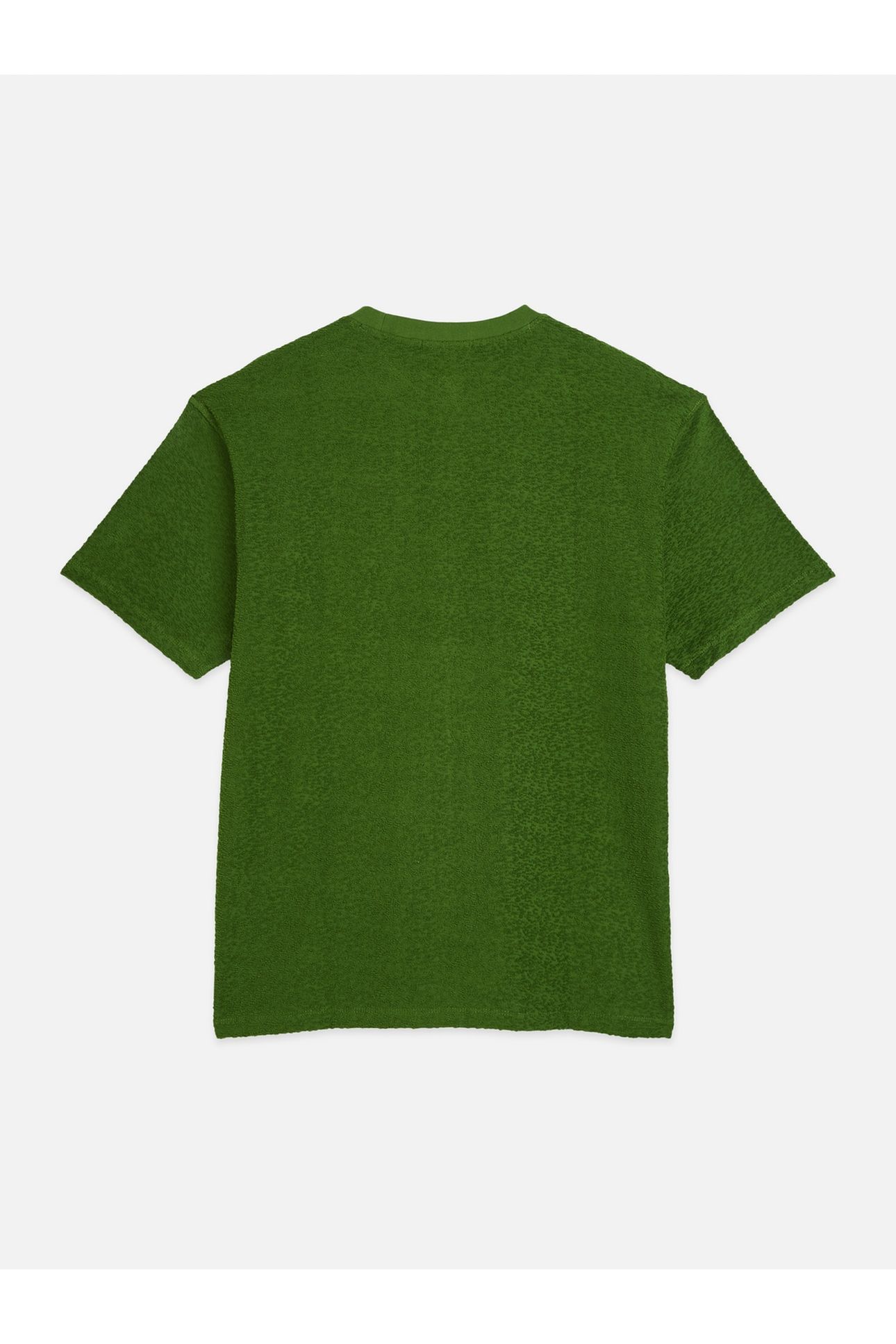 JACQUARD TOWELLING RELAXEDFIT TSHIRT DARK GREEN 2