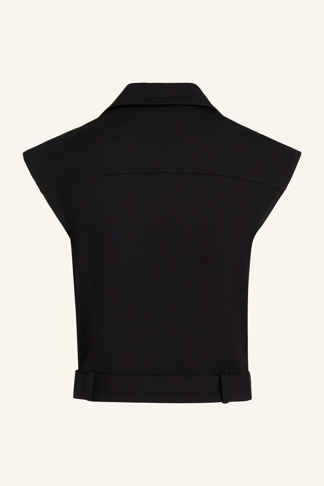 JERSEY BIKER SWEATSHIRT BLACK 5