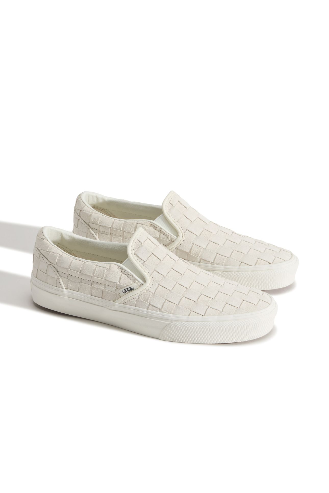 UNISEX CLASSIC SLIP-ON WOVEN SUEDE MARSHMALLOW 2