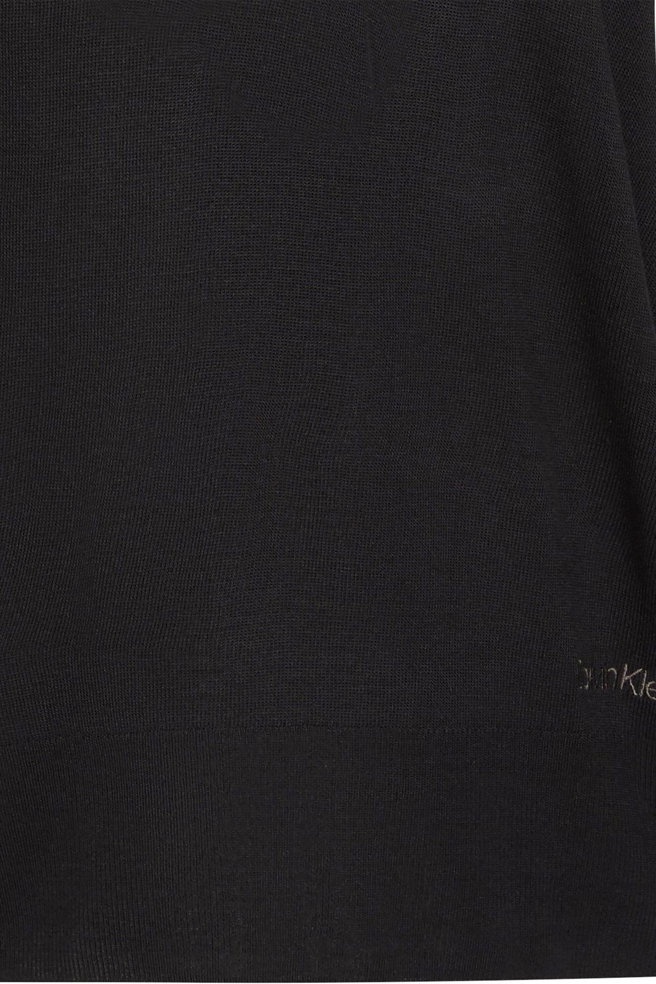 FINE GAUGE VISCOSE SWEATER BLACK 3
