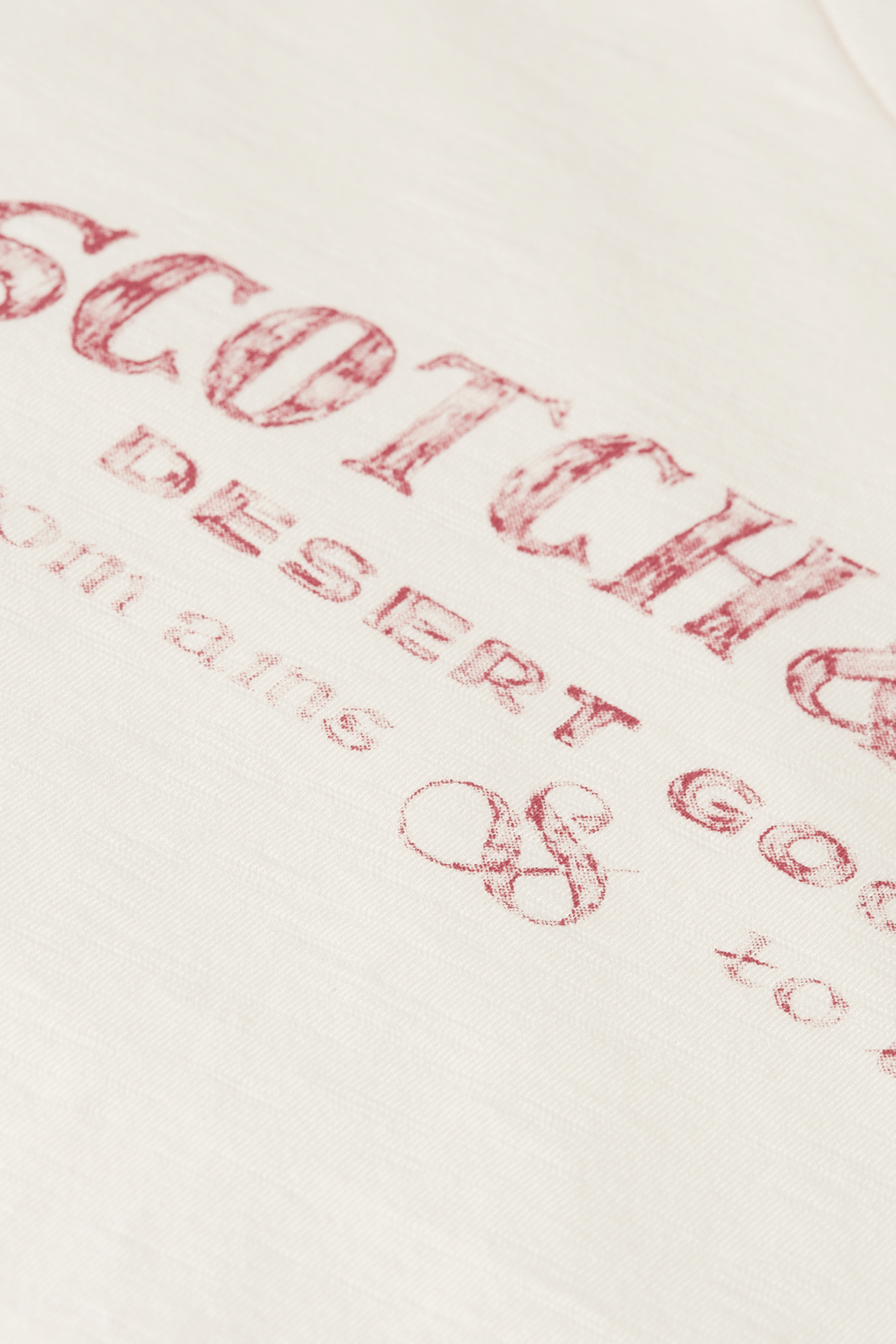 ARTWORK T-SHIRT WITH SIDE KNOT EGGNOG 7