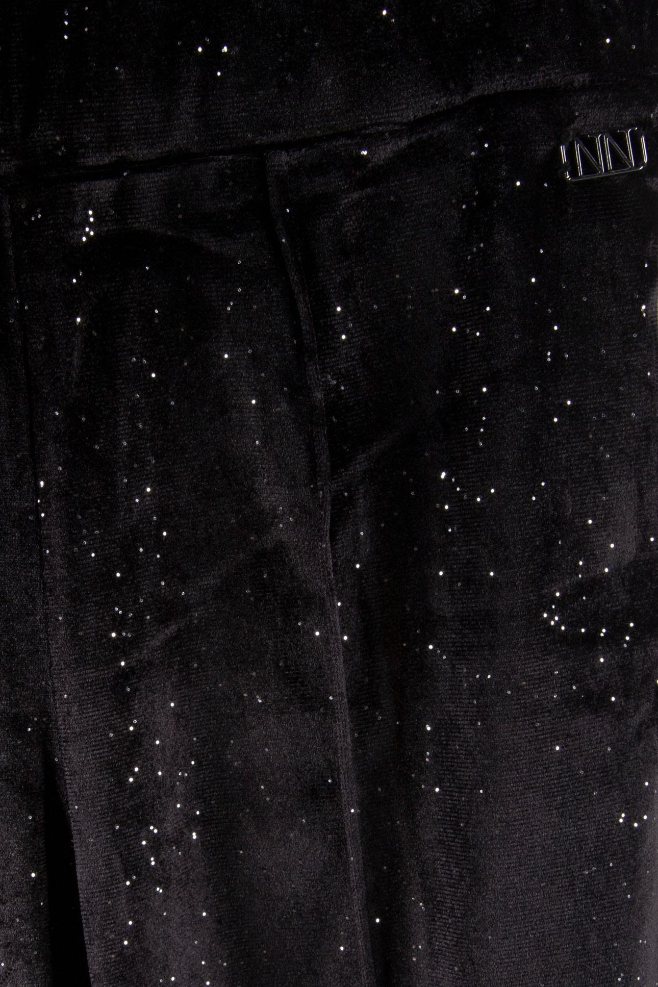 FILEA SPARKLE VELVET PANTS BLACK 4