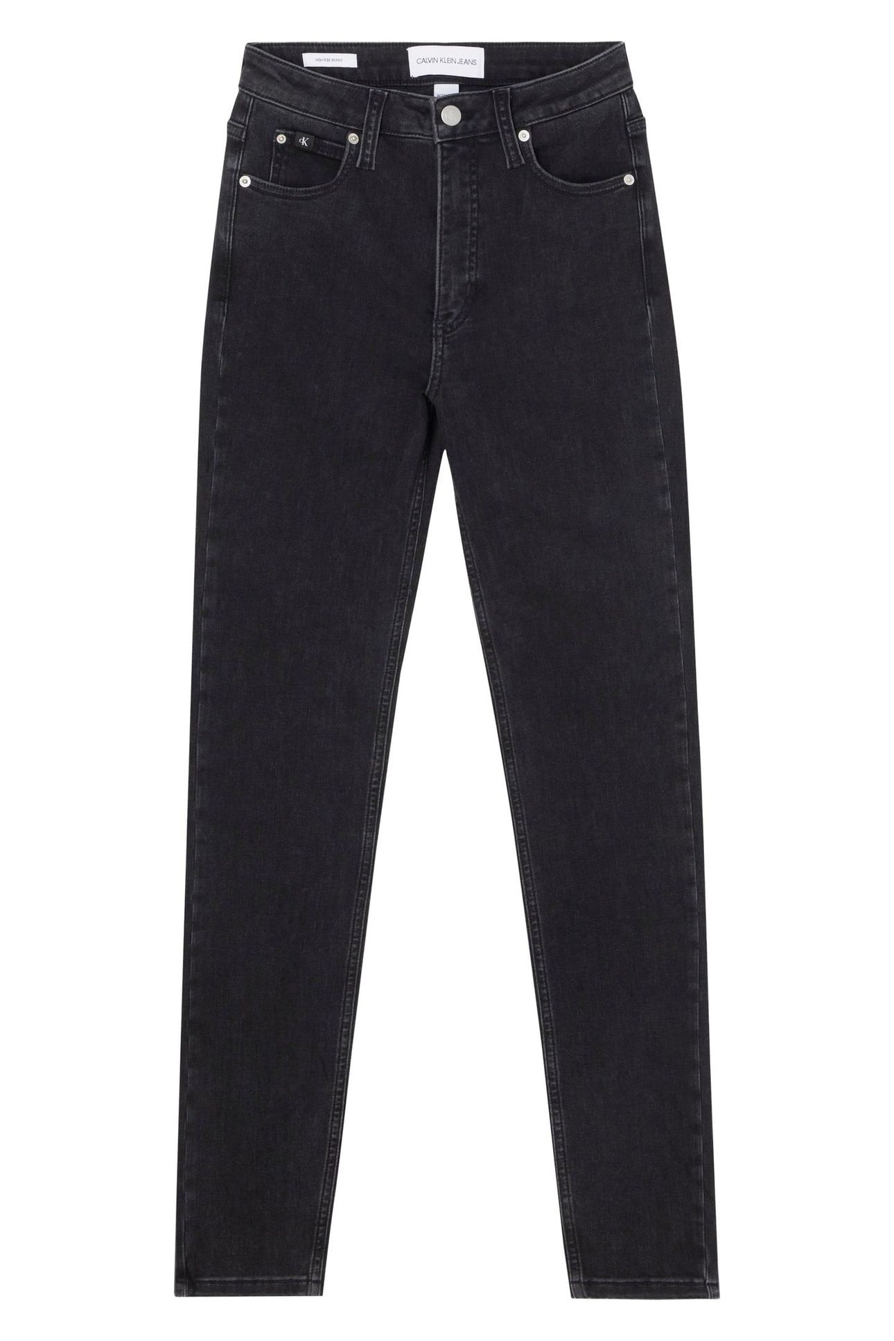 HIGH RISE SKINNY DENIM BLACK 4