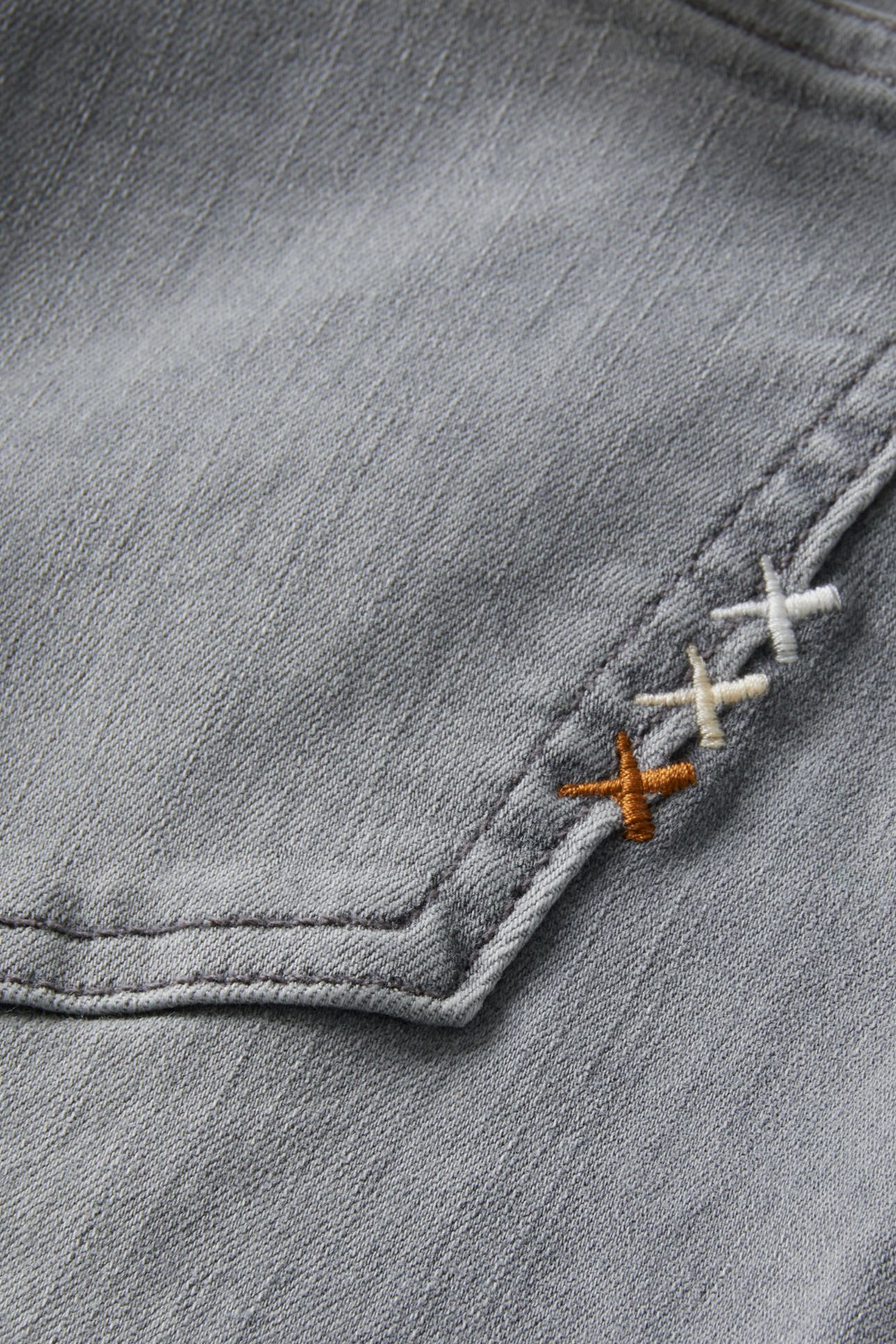 CORE BOHEMIENNE MID RISE SKINNY JEANS - GREY ROOTS 3