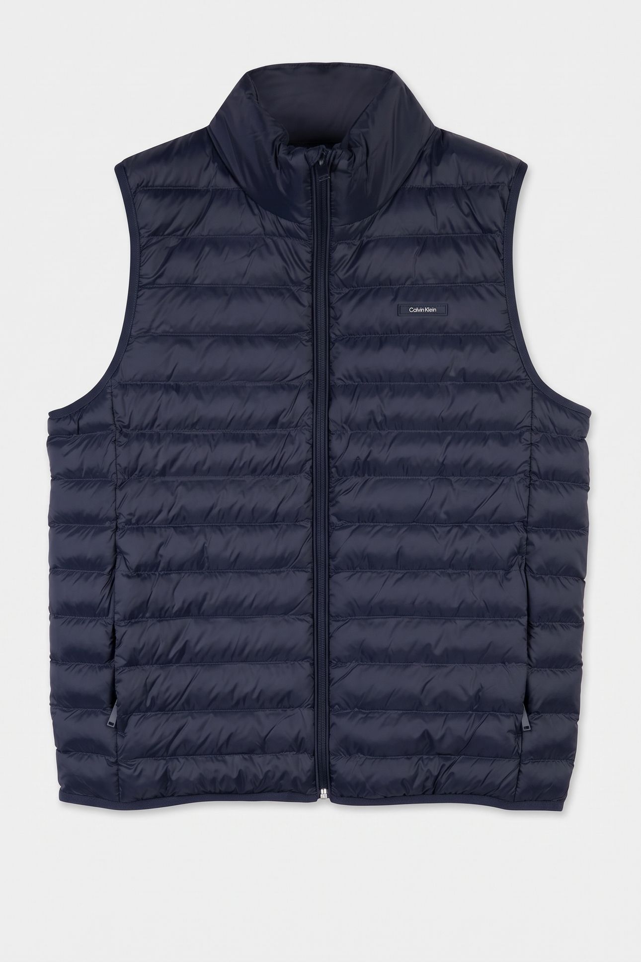 SLEEVELESS LIGHT WEIGHT NYLON VEST DARK SAPPHIRE 3