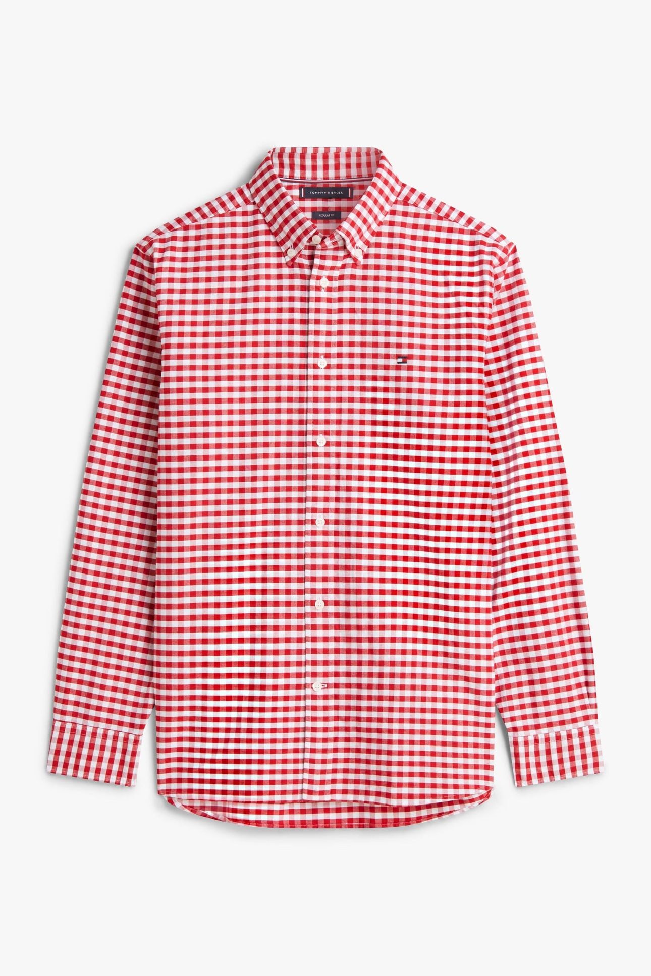 HERITAGE OXFORD SHIRT MEDIUM RED/CHECK 1