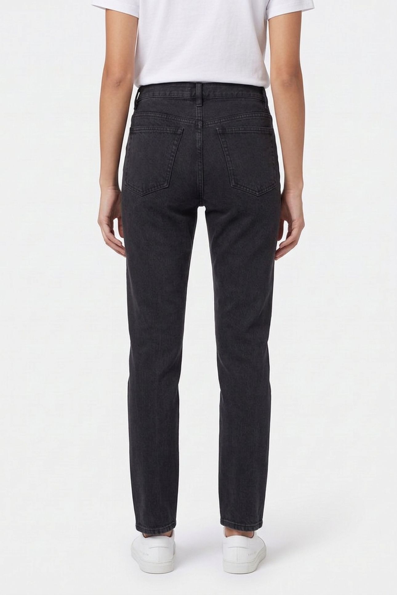 UNISEX JEANS SMALL NEW STANDARD WASHED BLACK 5