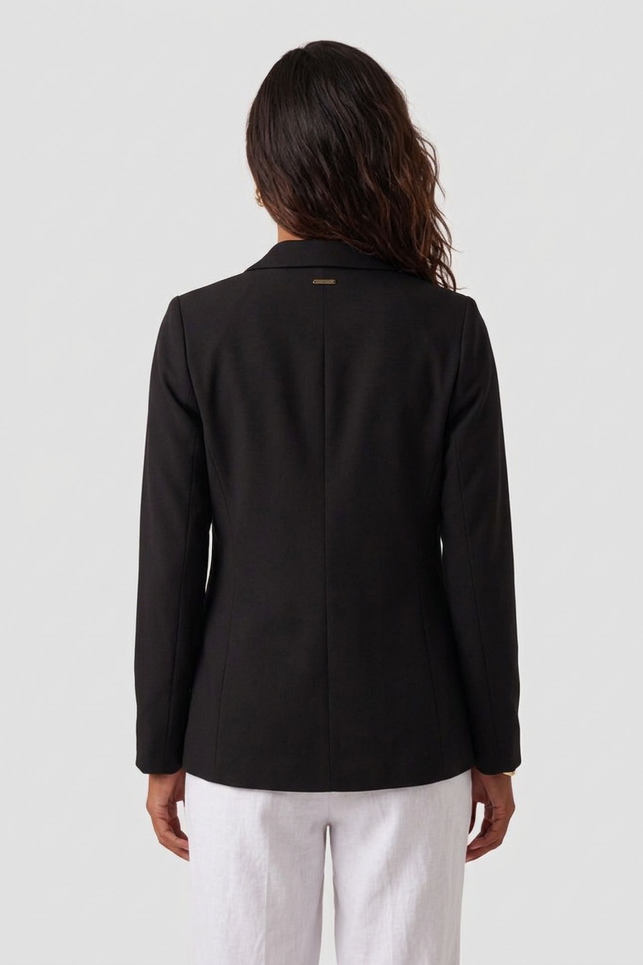 VAYA . BLACK SUIT JACKET IN COLD WOOL 2