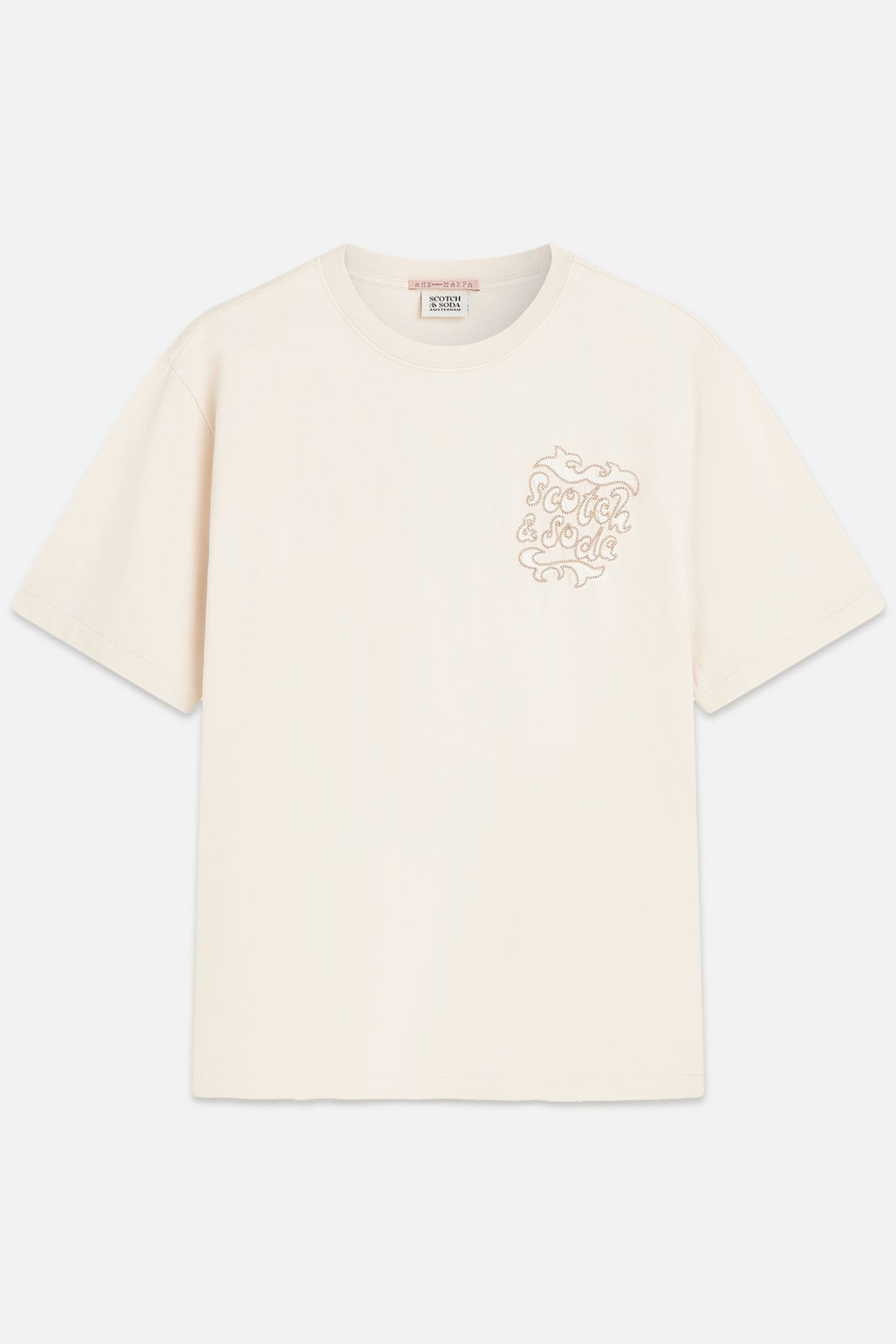 WASHED ARTWORK LOOSE-FIT T-SHIRT EGGNOG 4