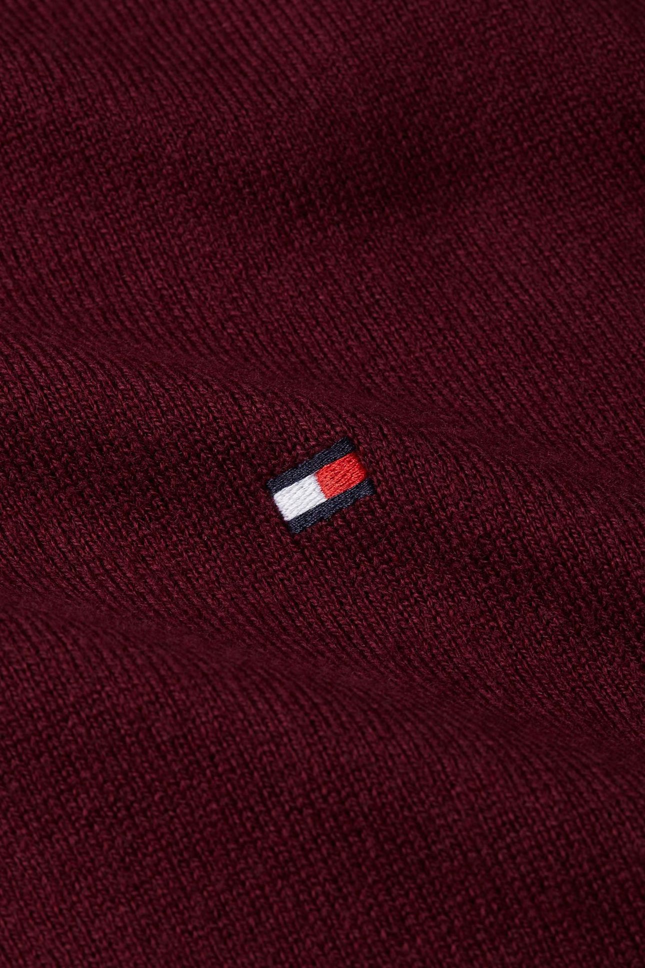 PIMA COTTON CASHMERE SWEATER BURGUNDY 4