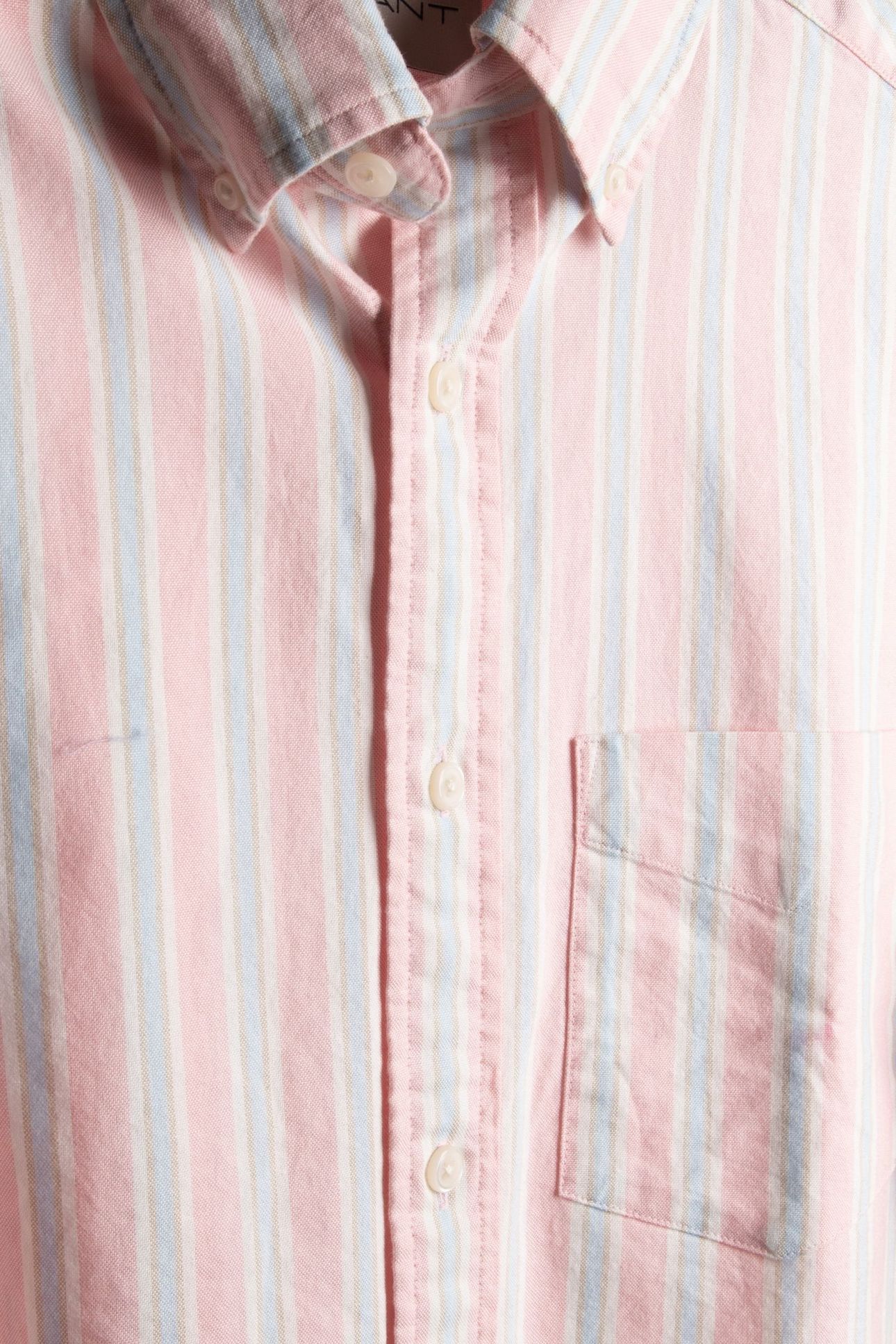 REG ARCHIVE OXFORD STRIPE SHIRT WASHED PINK 4