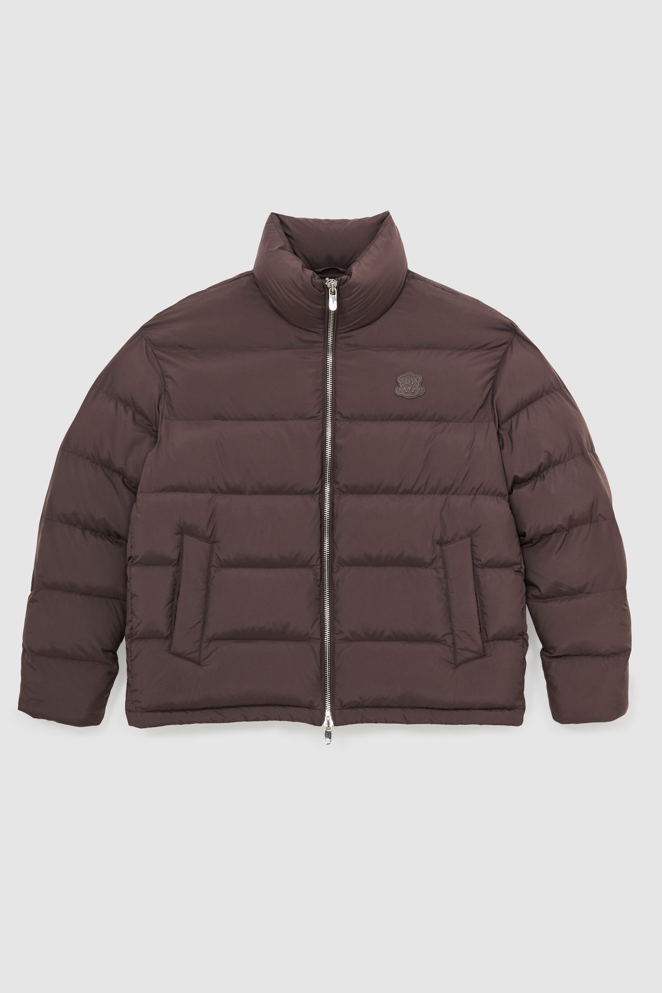 LS QUILTED PUFFER JACKET BROWN 4