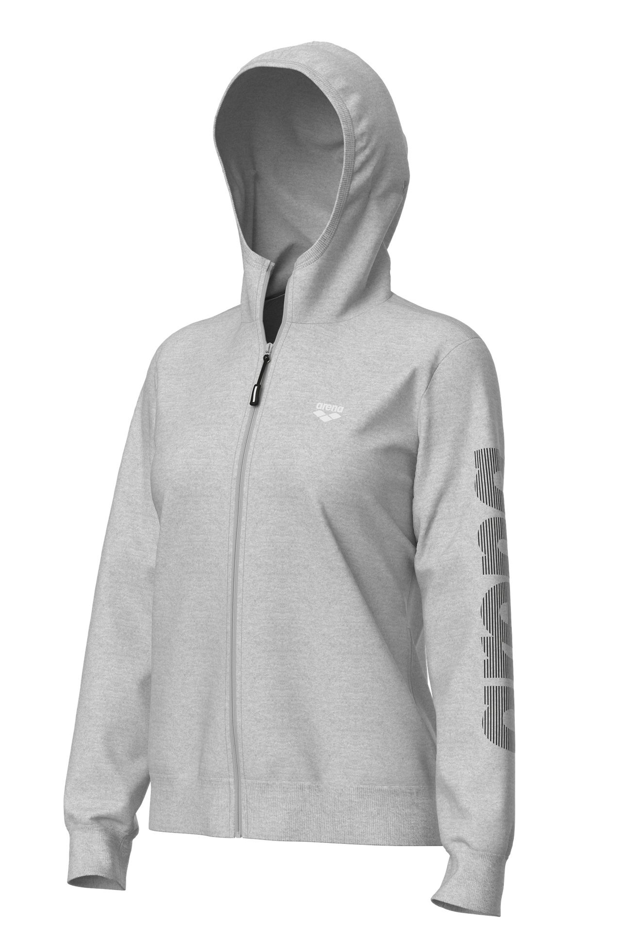 TEAM ESSENTIAL JACKET MEDIUM GREY HEATHER 3