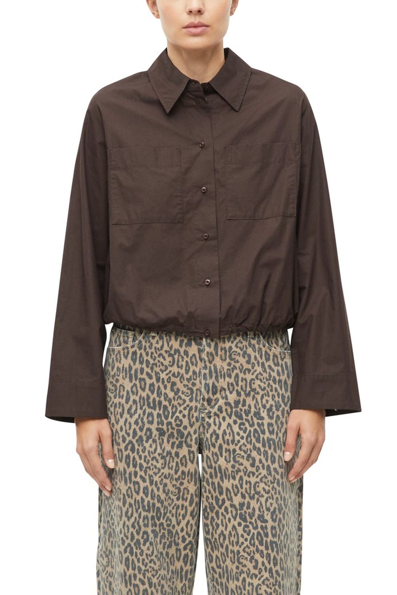 S.OLIVER BLOUSES BROWN 1