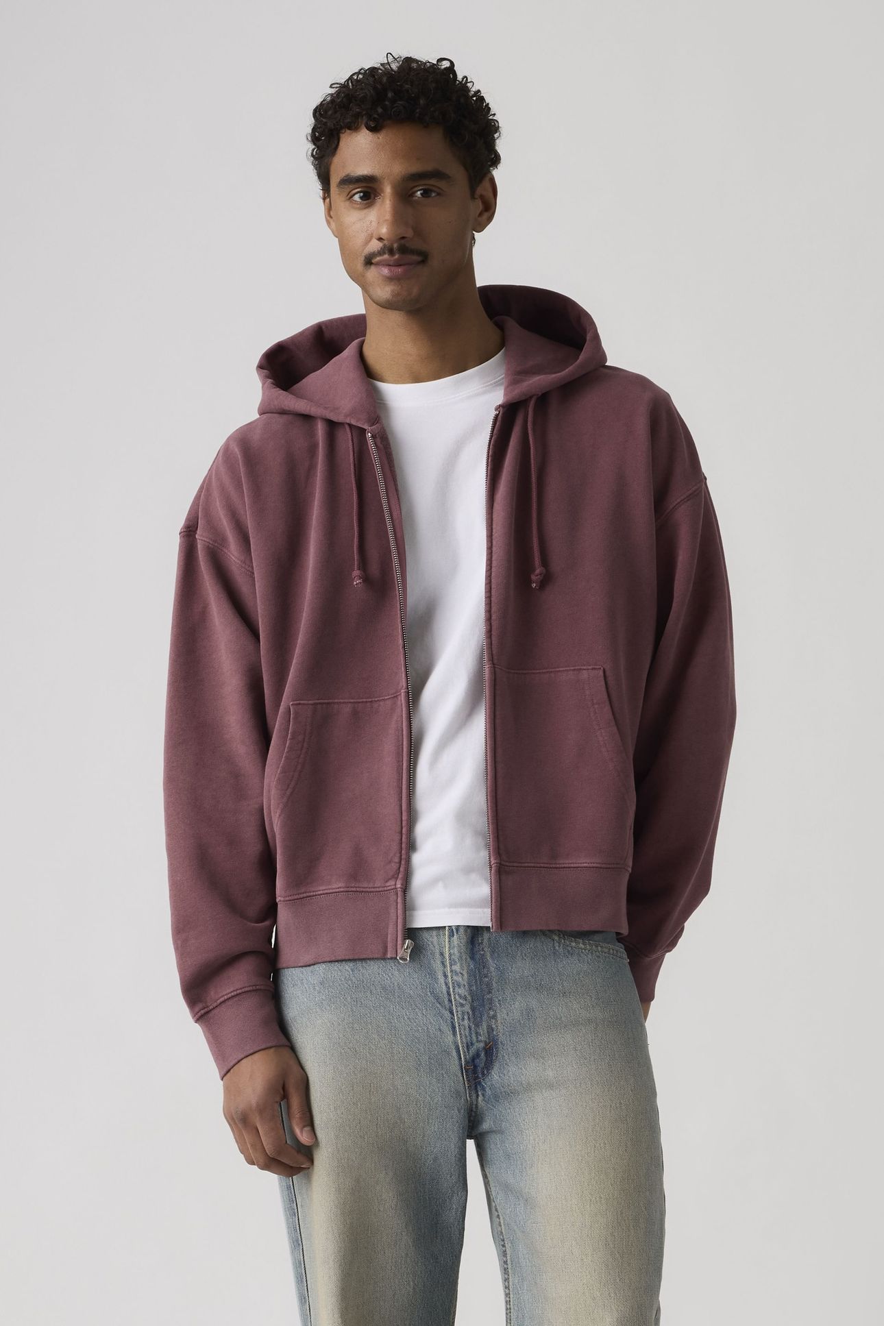 HAYES BOXY FULL-ZIP SWEATSHIRT 1