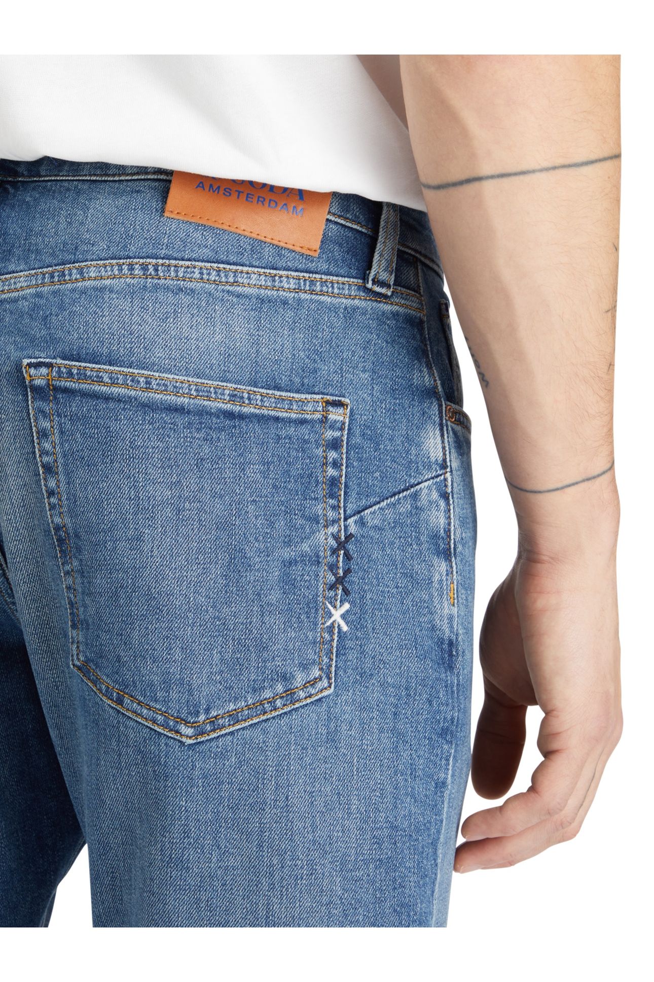 CORE THE ZEE STRAIGHT FIT JEANS BLUE MOVES NAVY 6