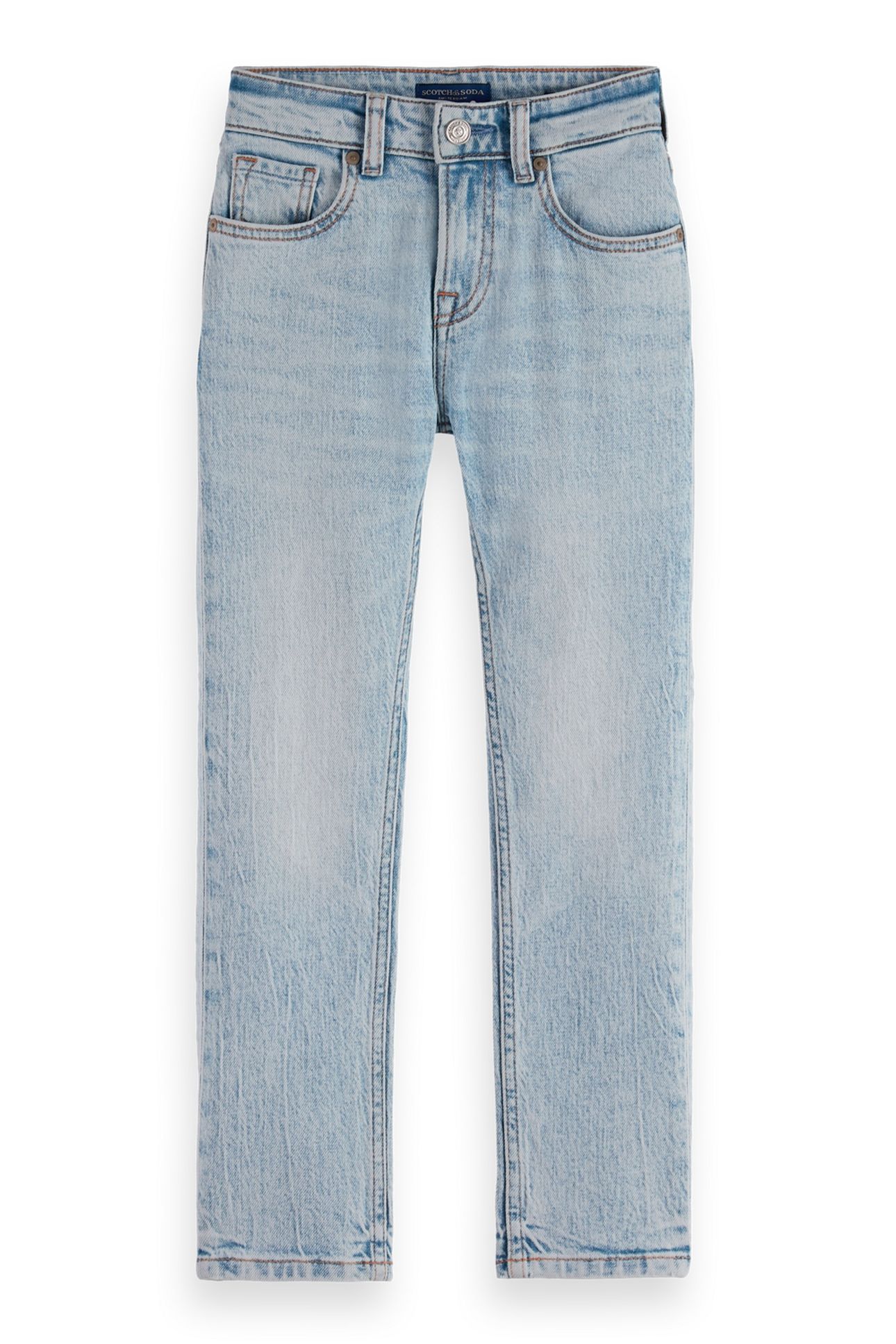 BOYS DEAN LOOSE TAPERED JEANS SPRING LIGHTS MEDIUM BLUE 1