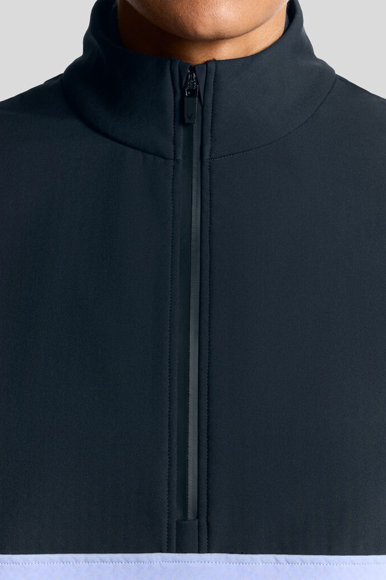 GOLF HALF ZIP WINDJAMMER JACKET MOONLIGHT/DARK NAVY 5