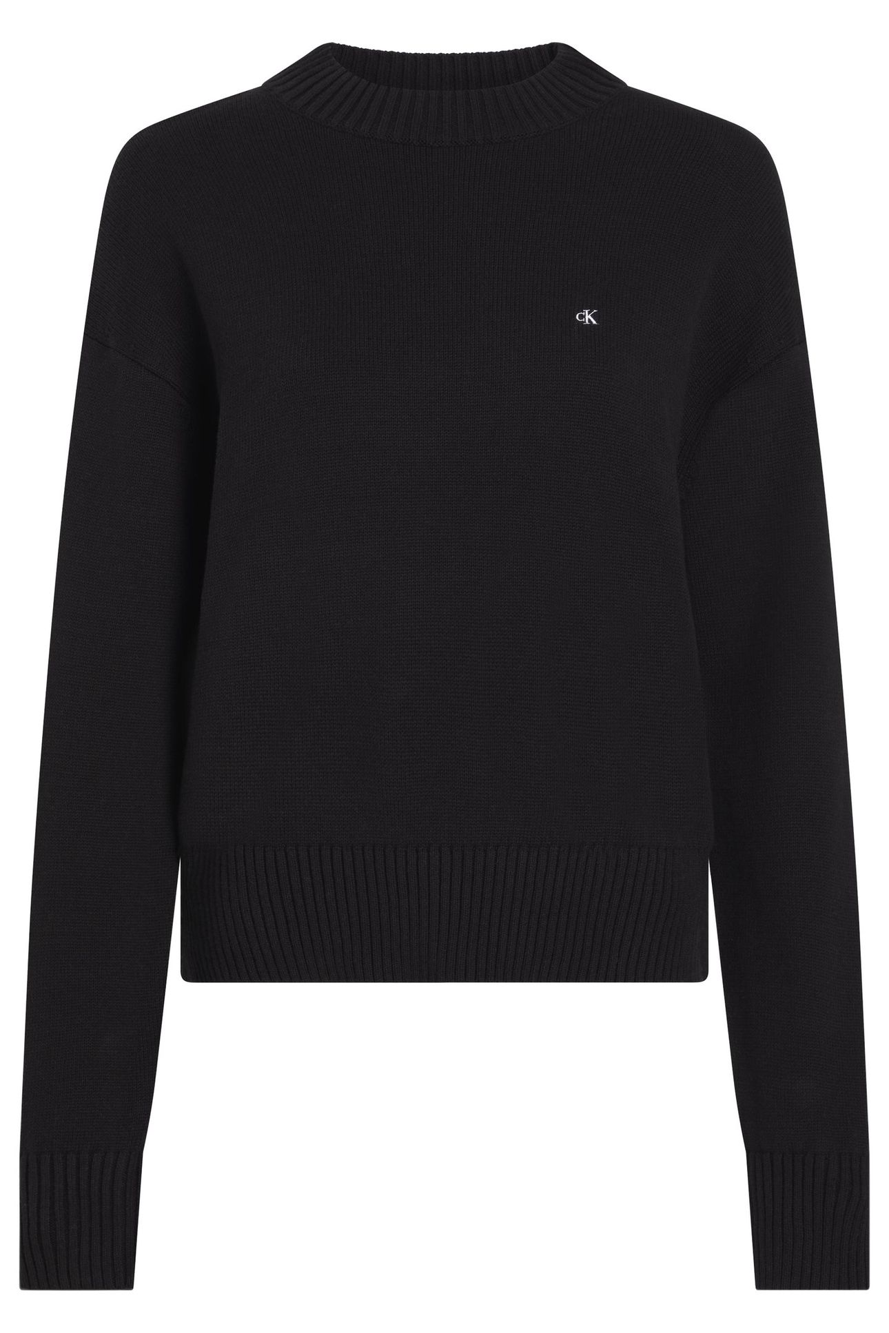 MONOGRAM EMBRO CREWNECK BLACK 1