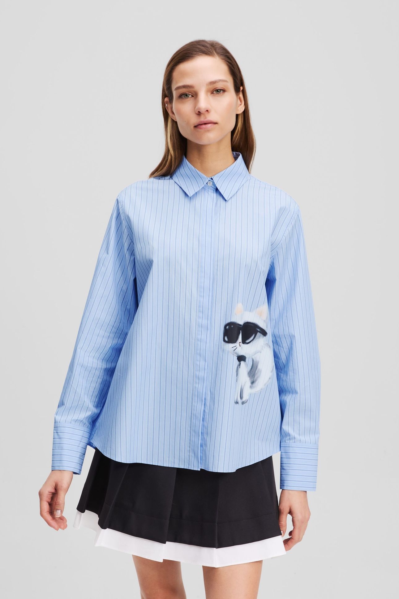 IKON STRIPE CHOUPETTE SHIRT BLUE-WHITE-BLACK STRIPE 1