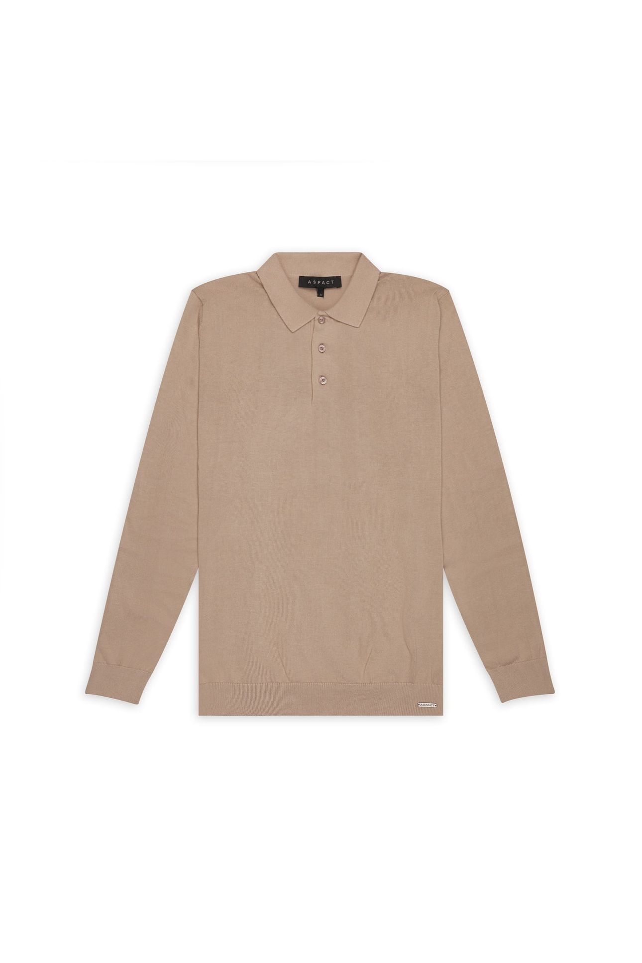 MEADOW POLO SWEATER TAUPE 1