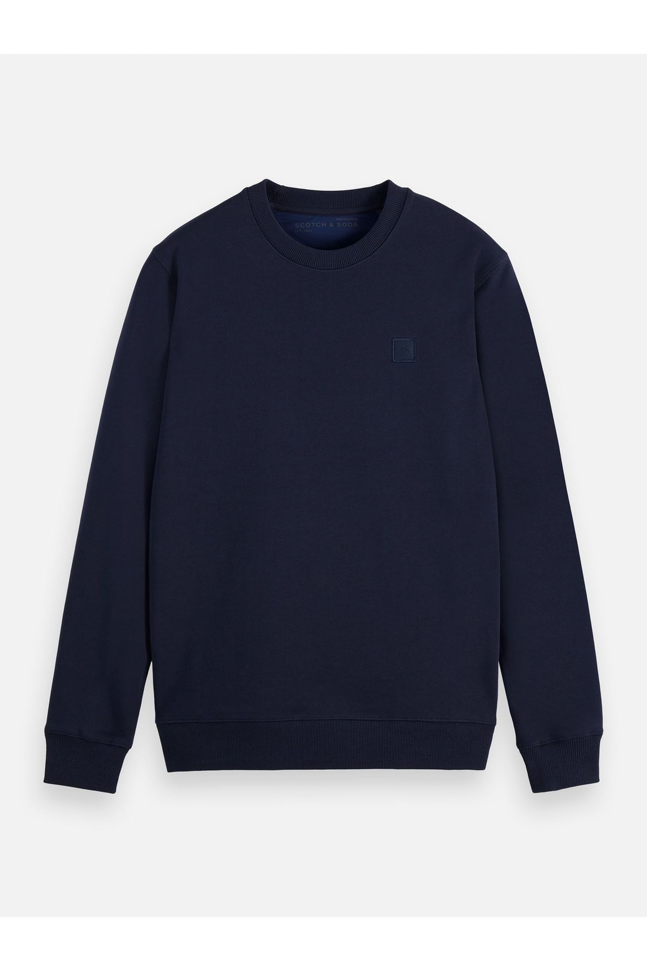 LOGO BADGE REGULAR-FIT SWEATSHIRT NAVY 4
