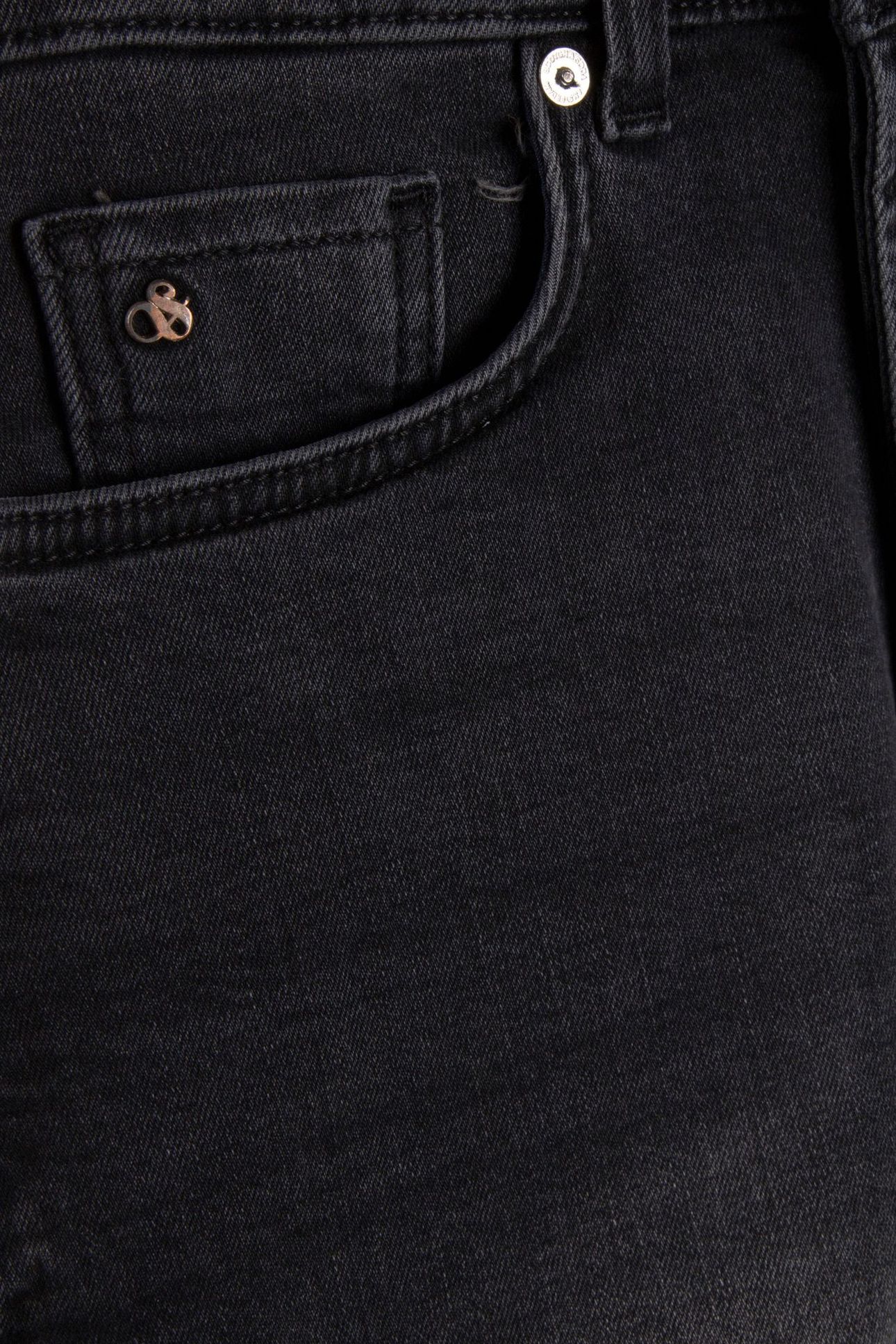 CORE THE RAY CUT OFF DENIM SHORT - BLACK NIGHT 4