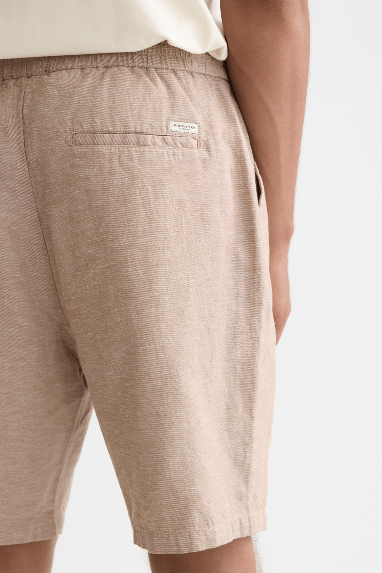 SEASONAL CORE FAVE COTTON LINEN REGULAR-FIT CHINO SHORTS LT  6