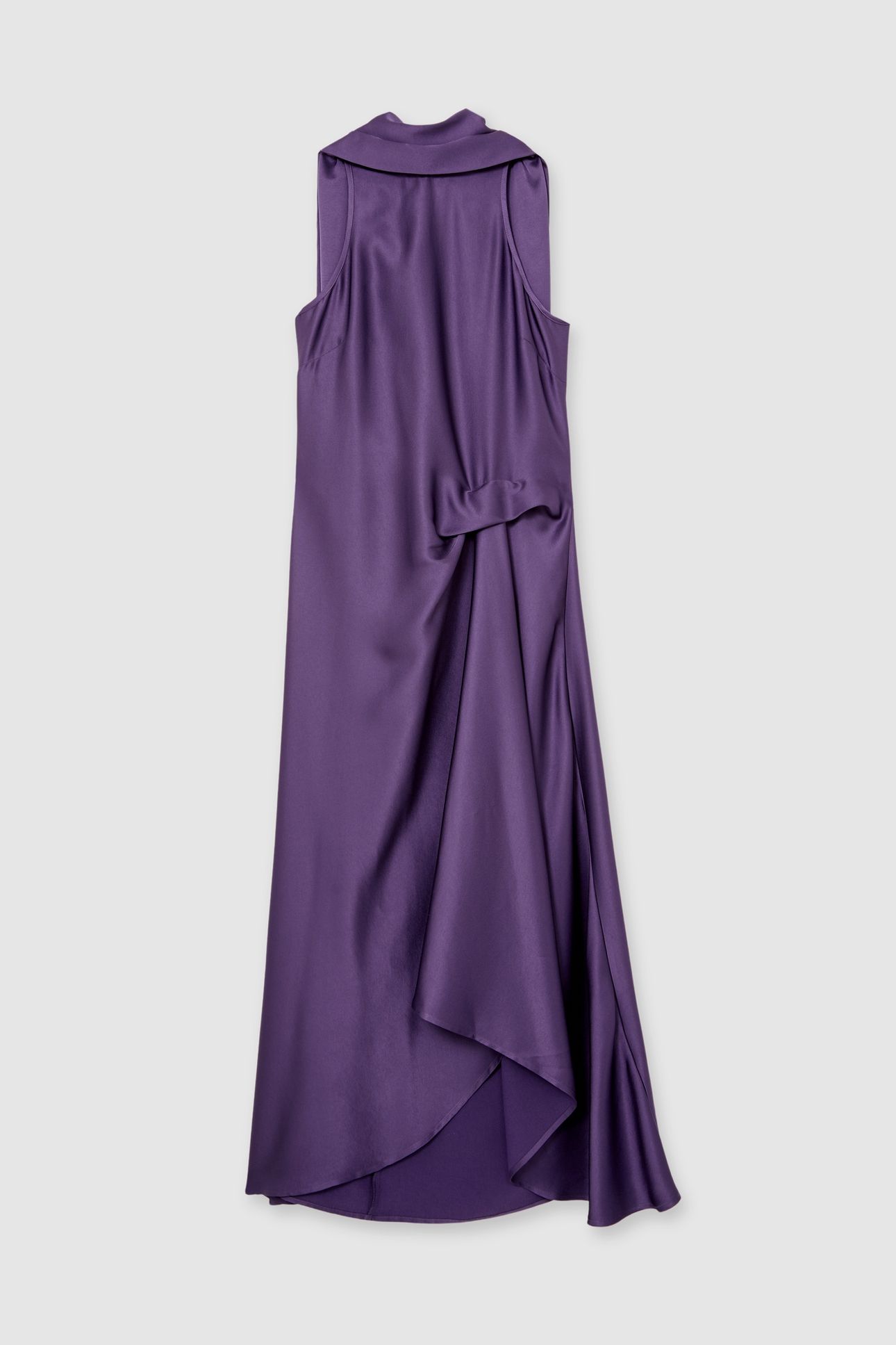 DRAPE OCCASION MIDI DRESS PURPLE 5