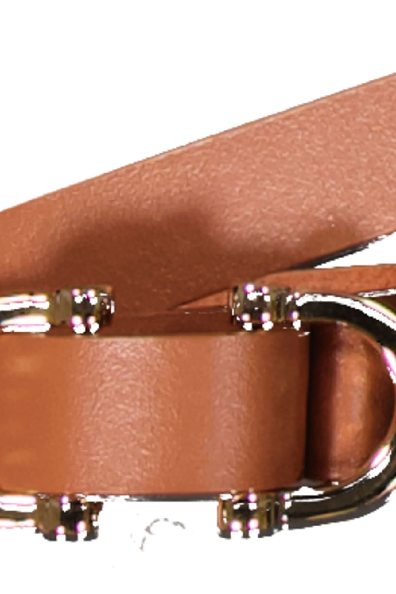 LADIES BELT BROWN 4