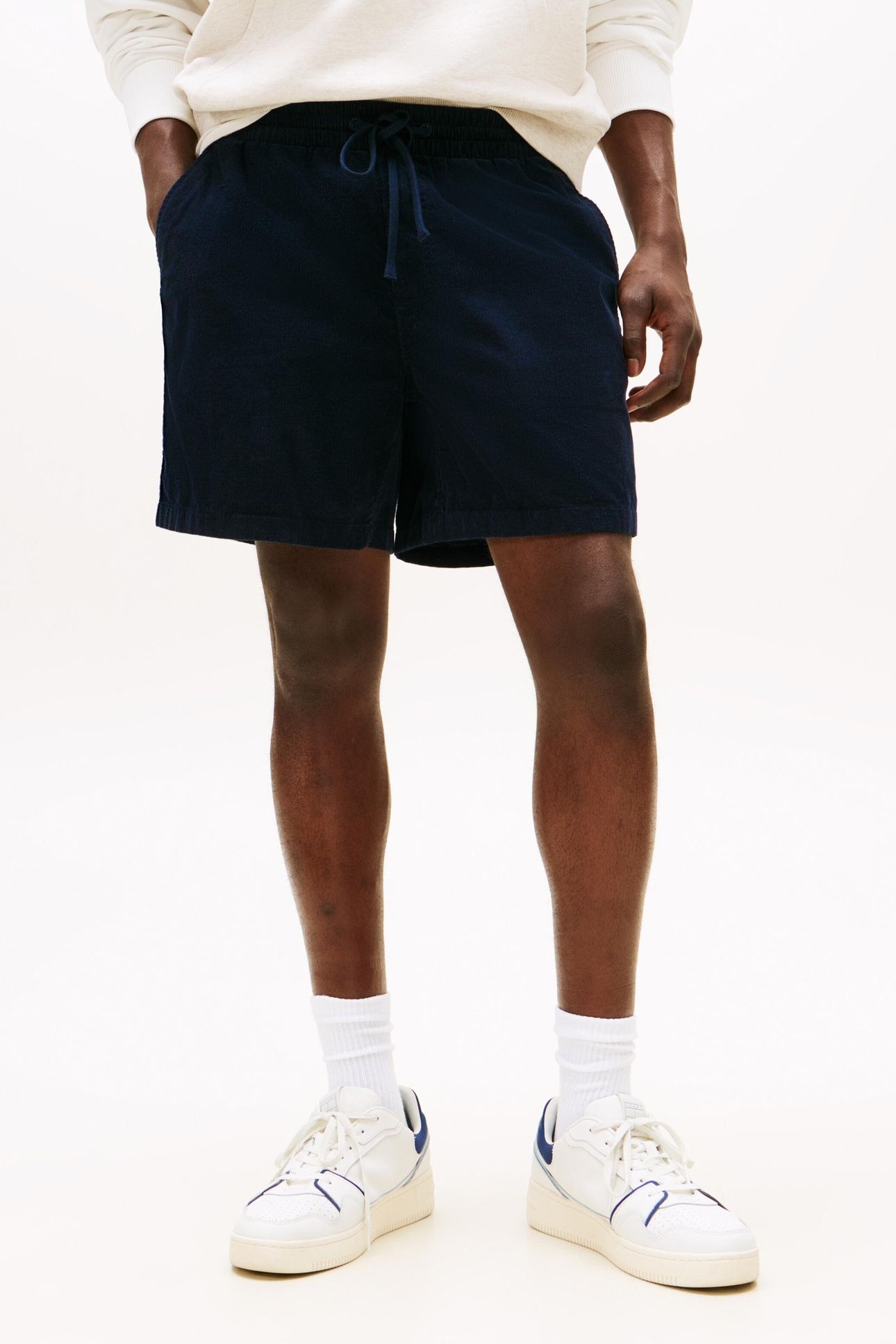 TJM LIGHT CORD SHORT DARK NIGHT NAVY 1