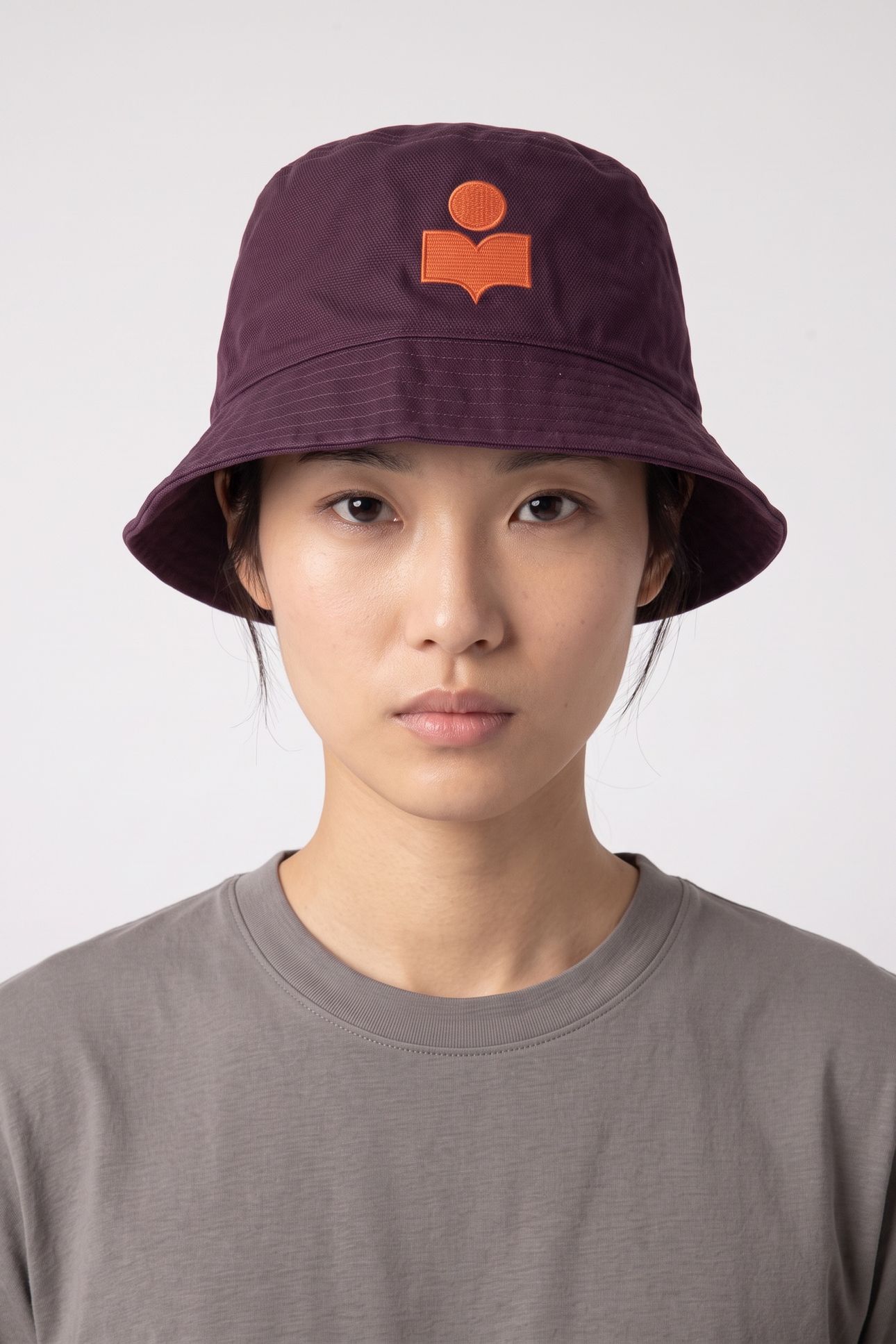 HALEY HAT PLUM ORANGE 1