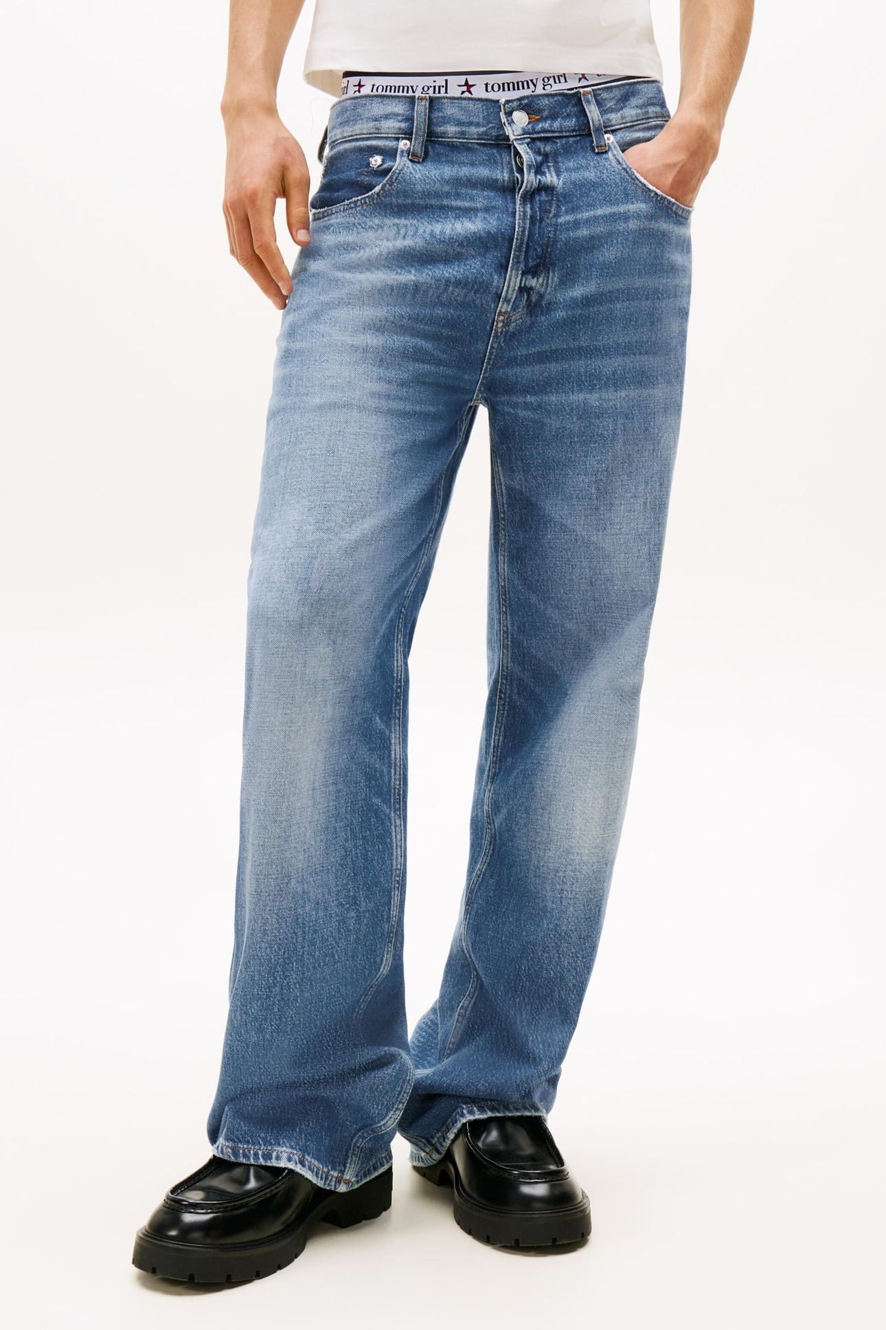 UNISEX TOMMY GIRL RELAXEDD INDIGO WASH 10