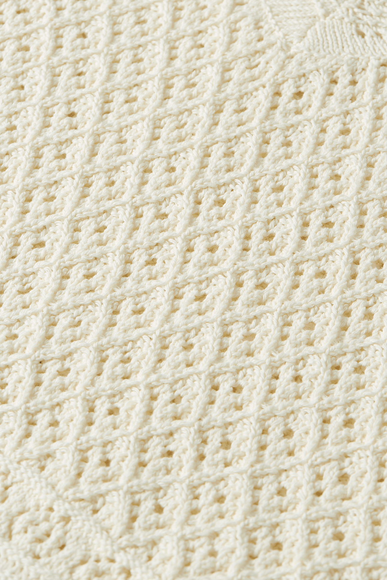 POINTELLE STITCH V NECK PULLOVER EGGNOG 7