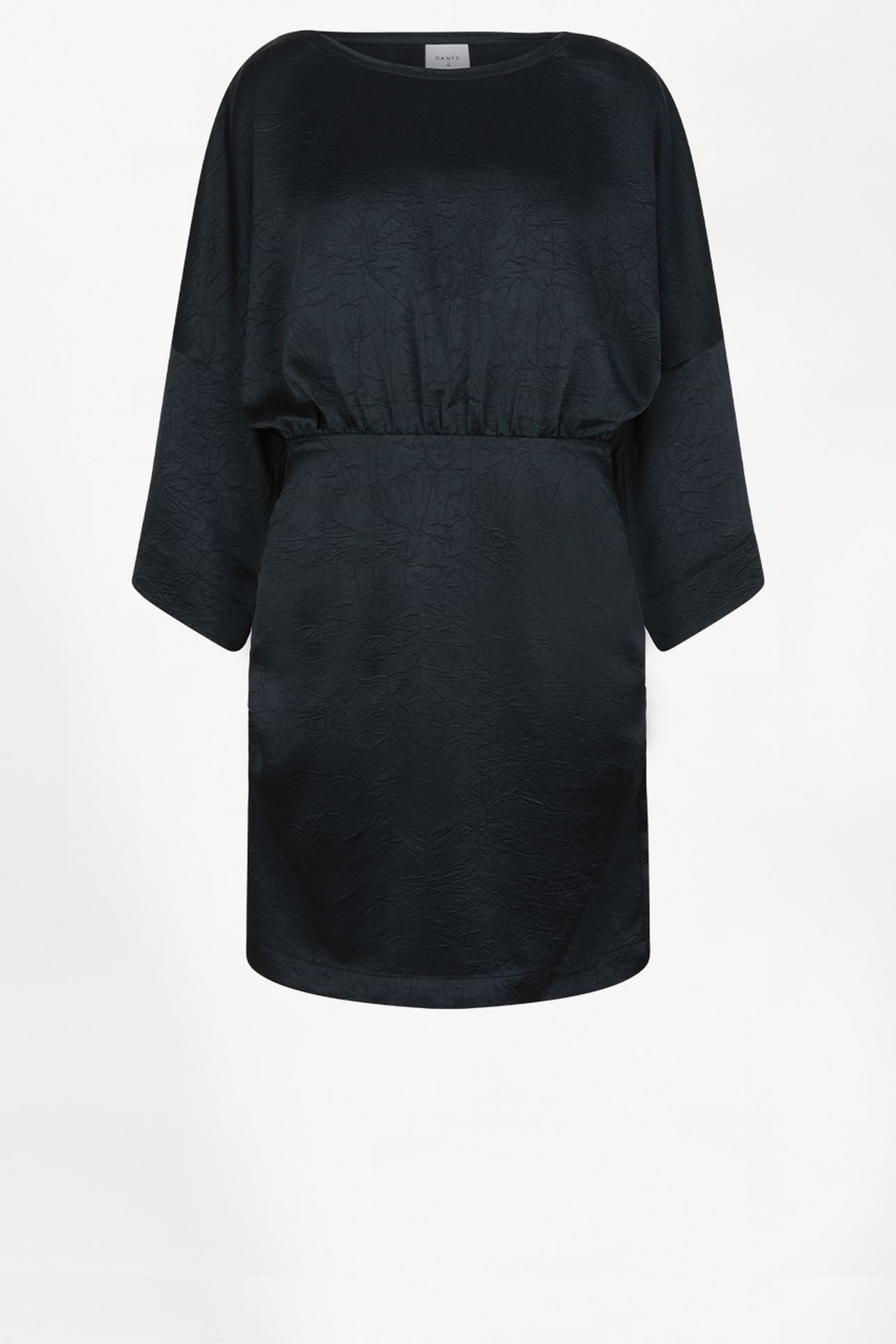 MAVEN KIMONO SLEEVE DRESS MIDNIGHT GREEN 2