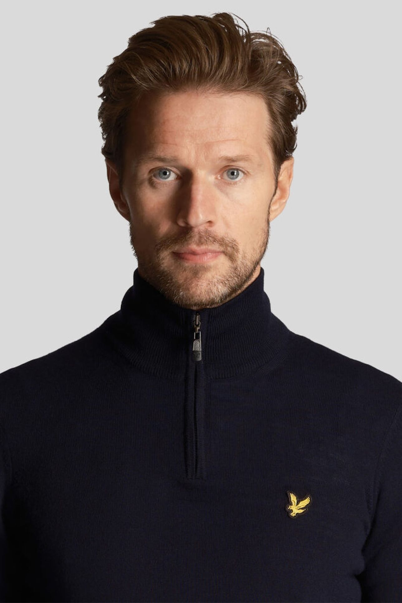 GOLF CORE 1/4 ZIP MERINO MIX DARK NAVY 5