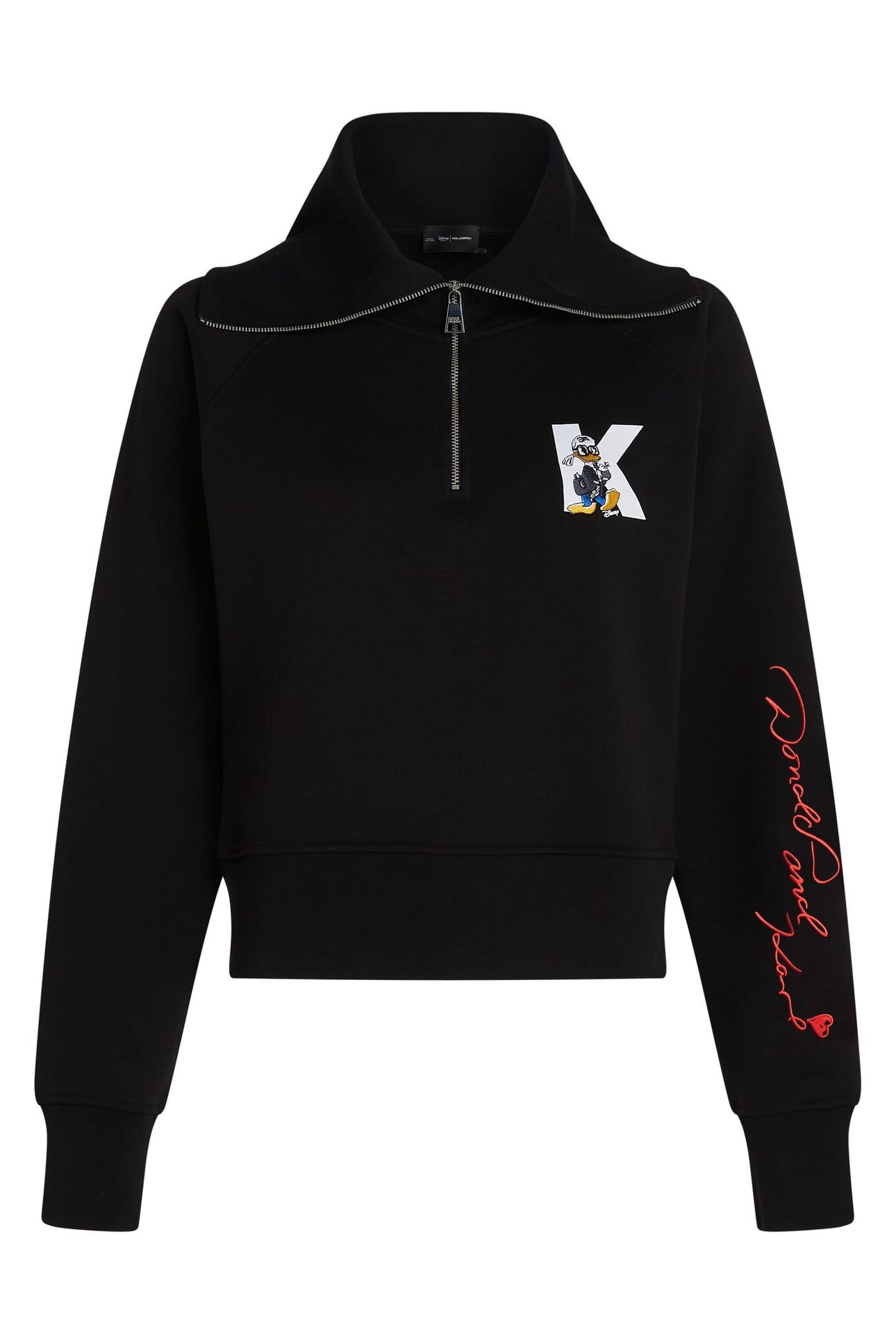 KLXDISNEY 1/2 ZIP SWEATSHIRT BLACK 4