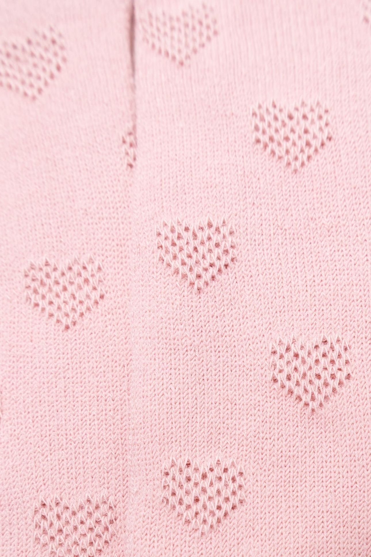 GIRLS’ PINK BOW JACQUARD KNIT TIGHTS 5