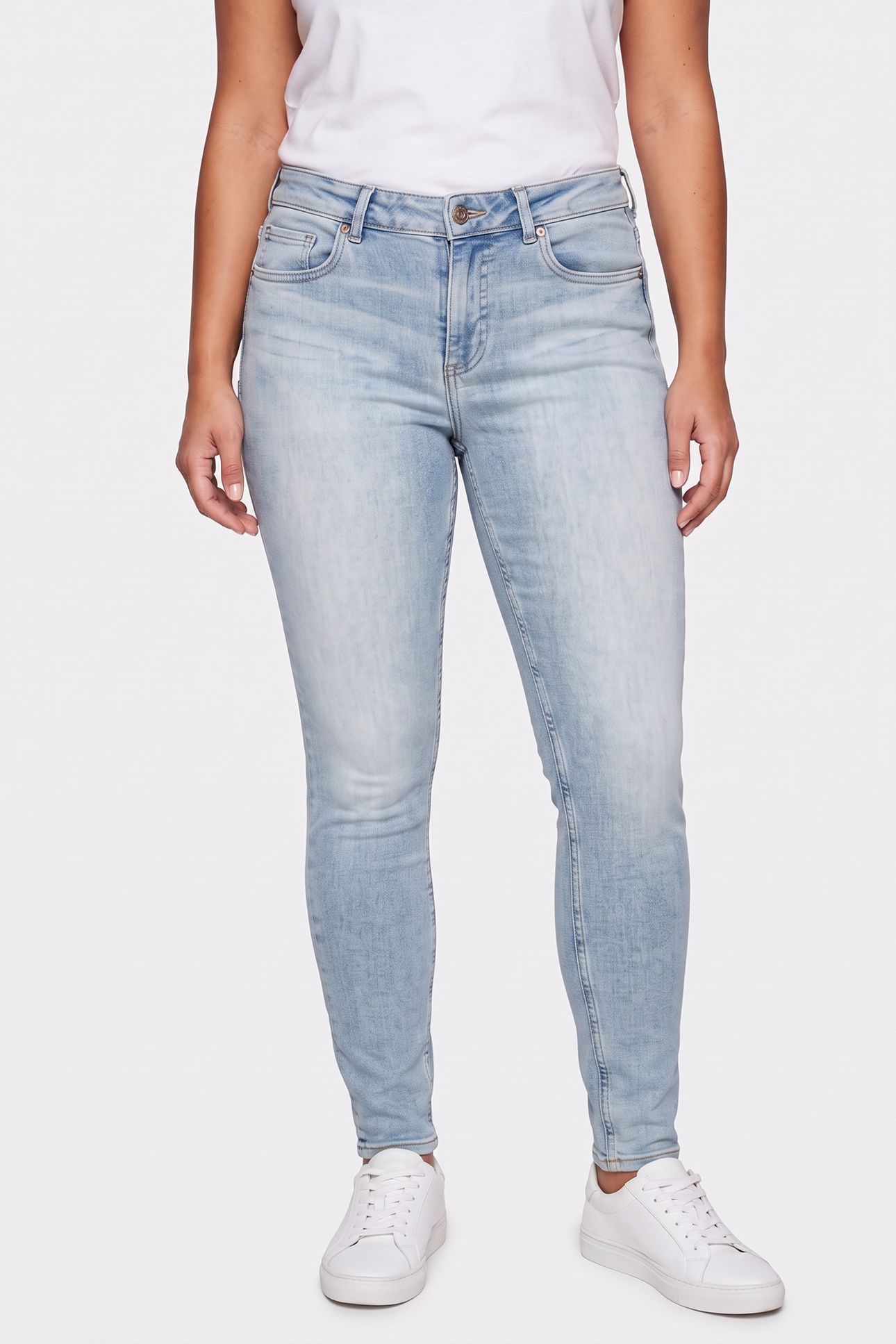 BOHEMIENNE MID RISE SKINNY JEANS BLUE MIND 1