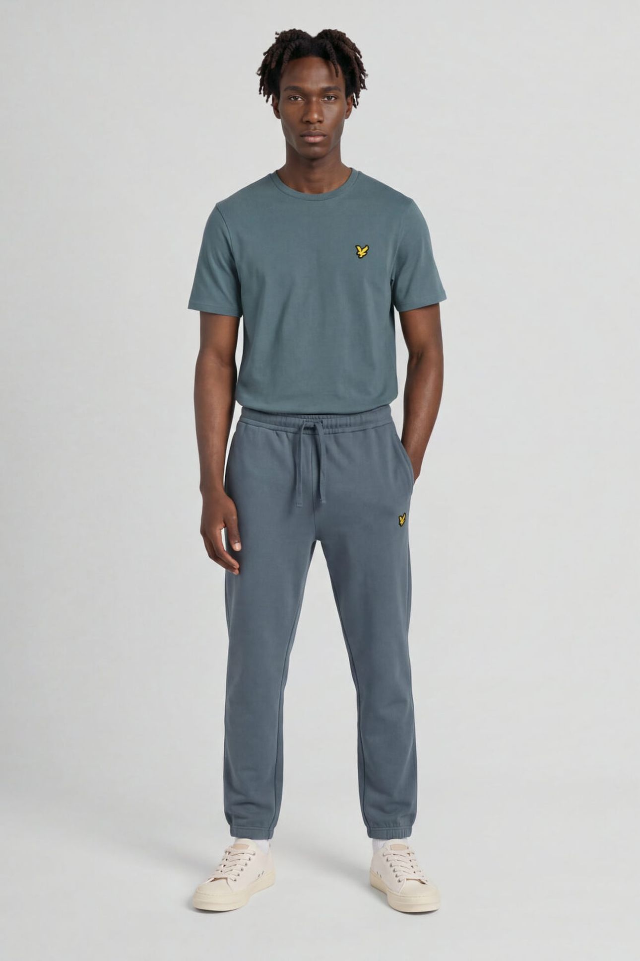 SLIM SWEATPANT SILVER PINE 3