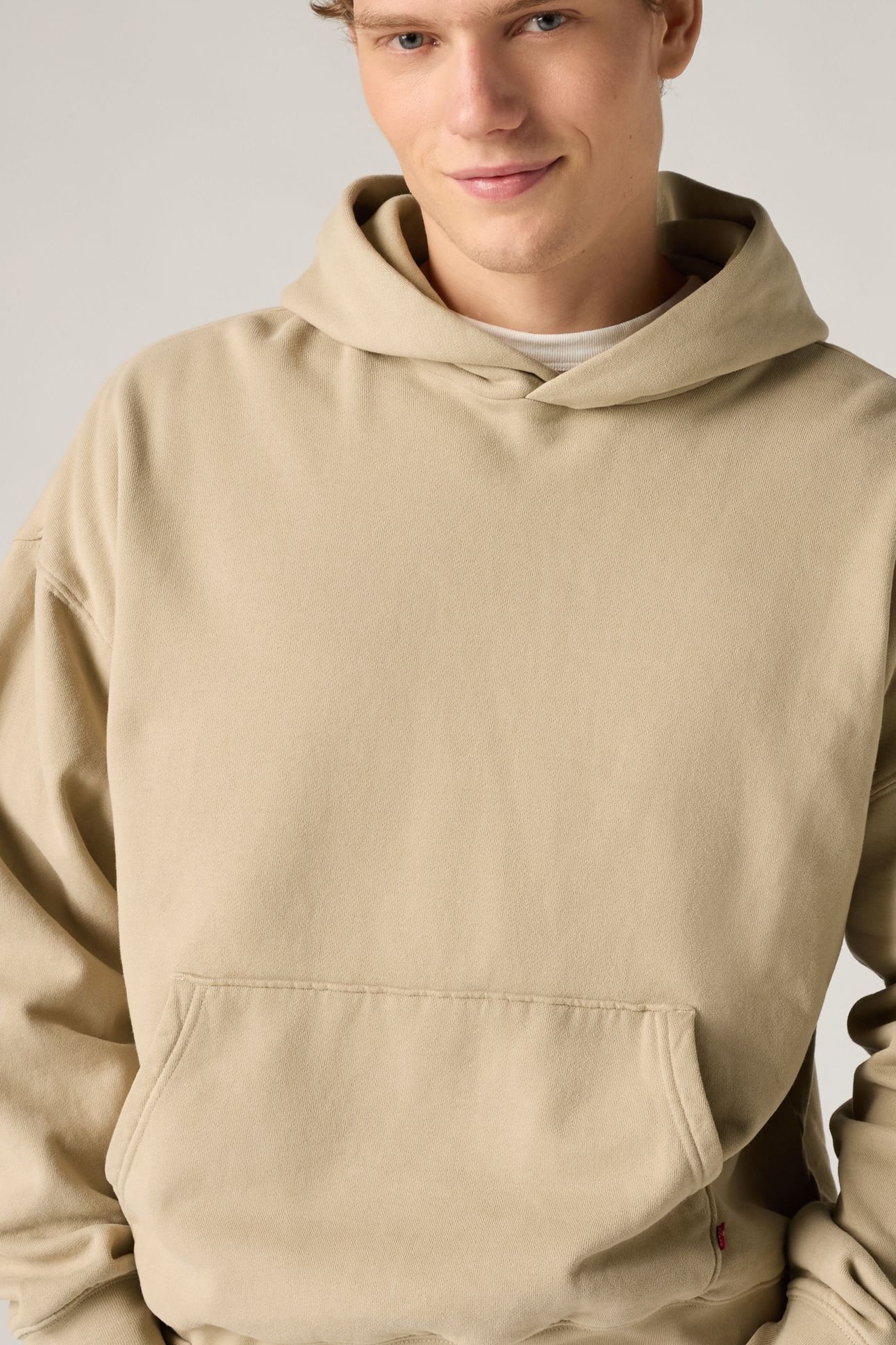 SOFT CROPPED HOODIE WHITE PEPPER WHITE P 7