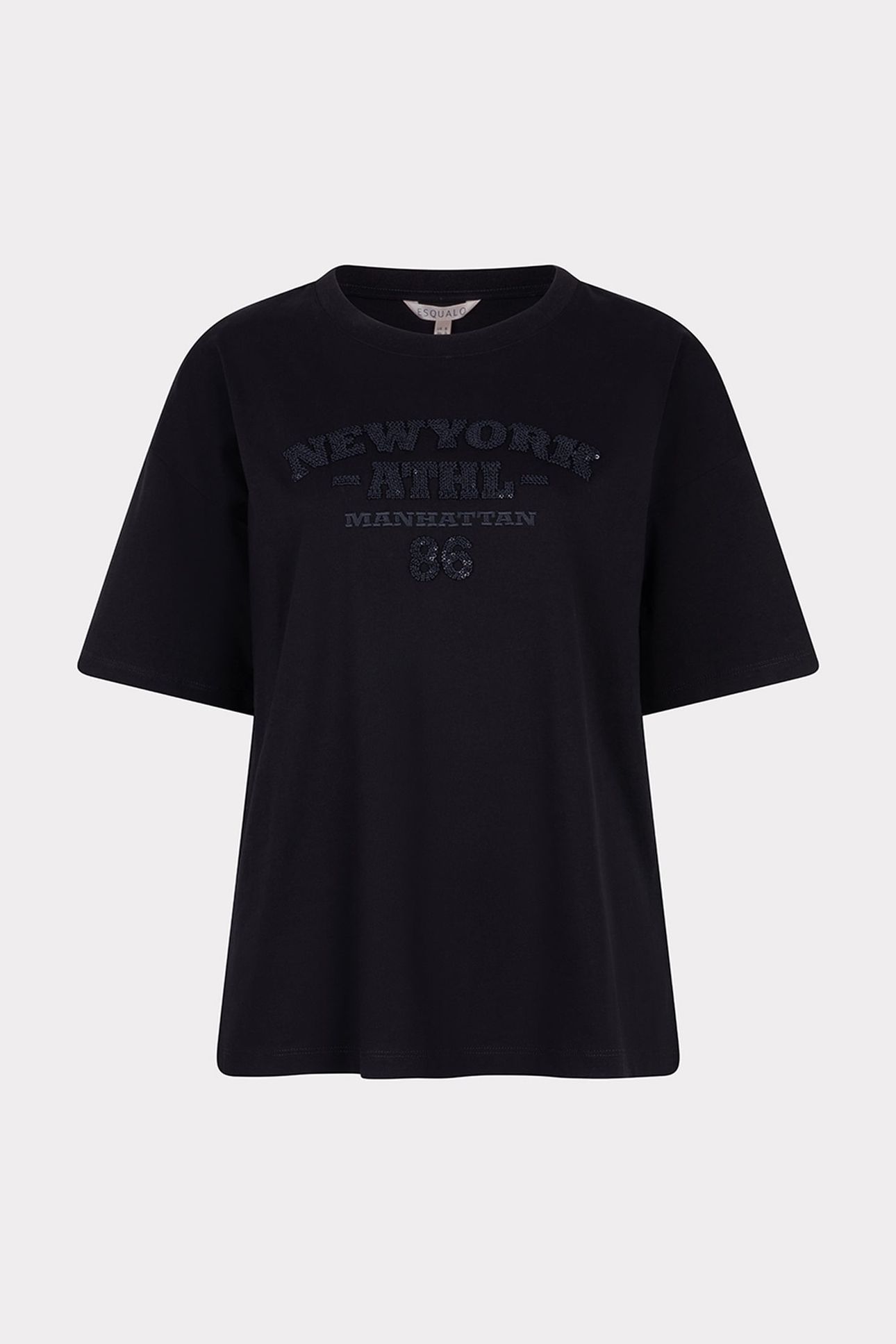 T-SHIRT WIDE "NEW YORK" BLACK 4