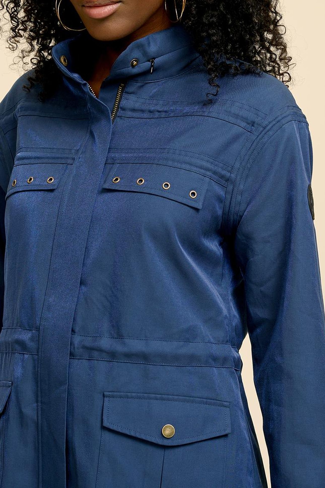 DIVINE _ IRIDESCENT COSMOS BLUE PARKA 6