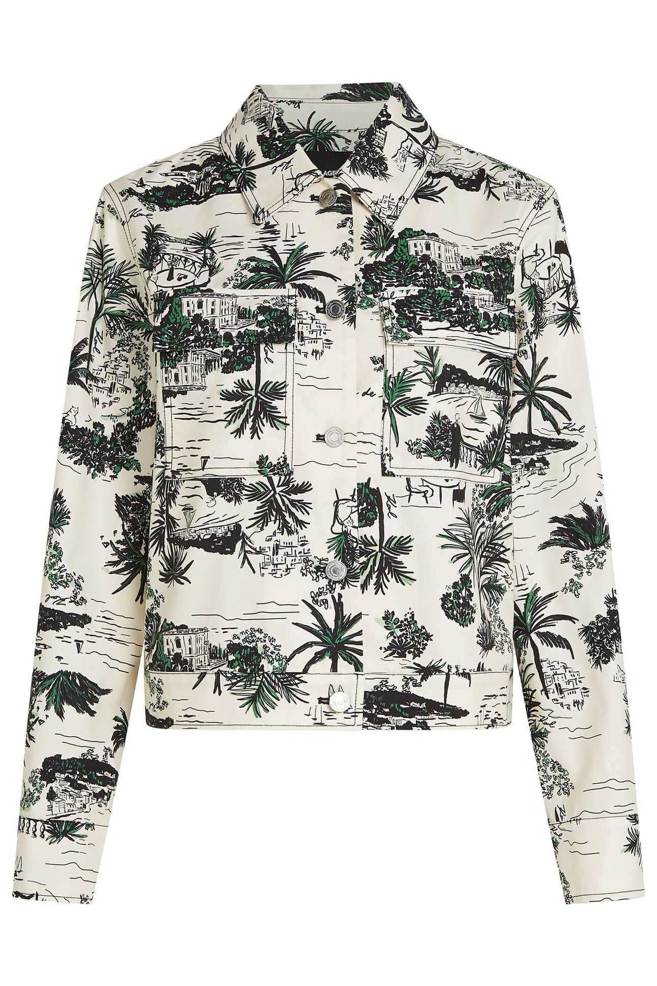 PRINTED BLOUSON BLACK 4
