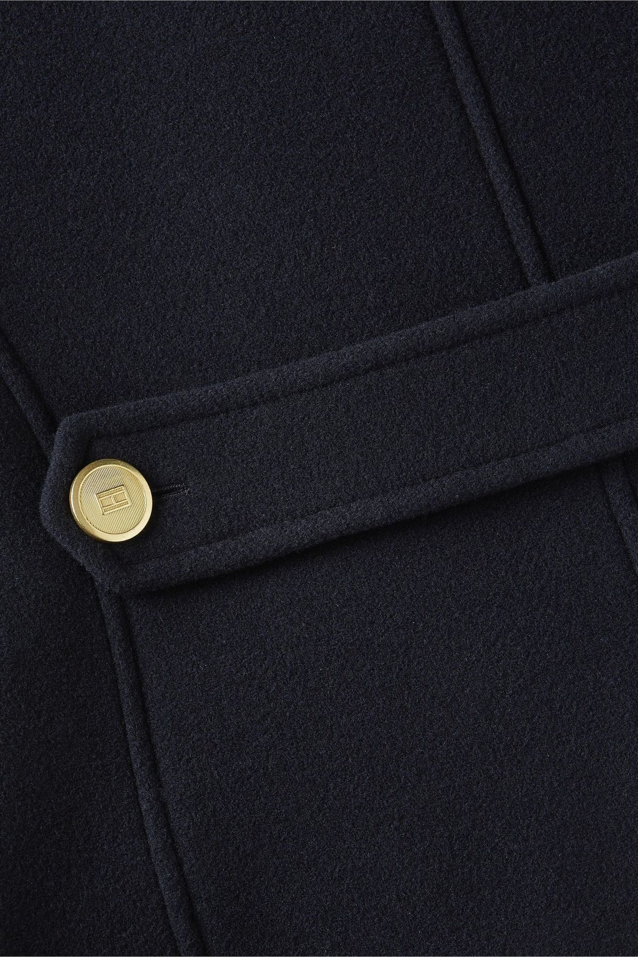 WOOL GOLD BUTTON DESERT SKY 8