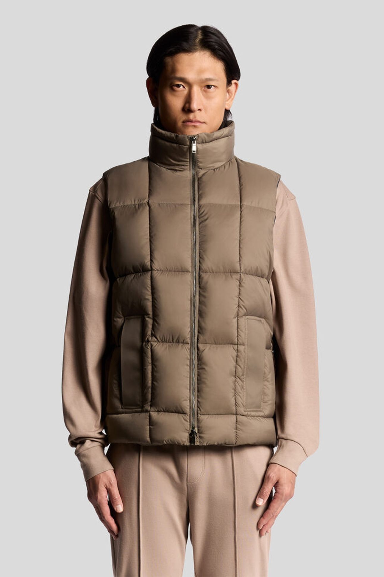 SQUARE WADDED COCOON GILET FALCON 1