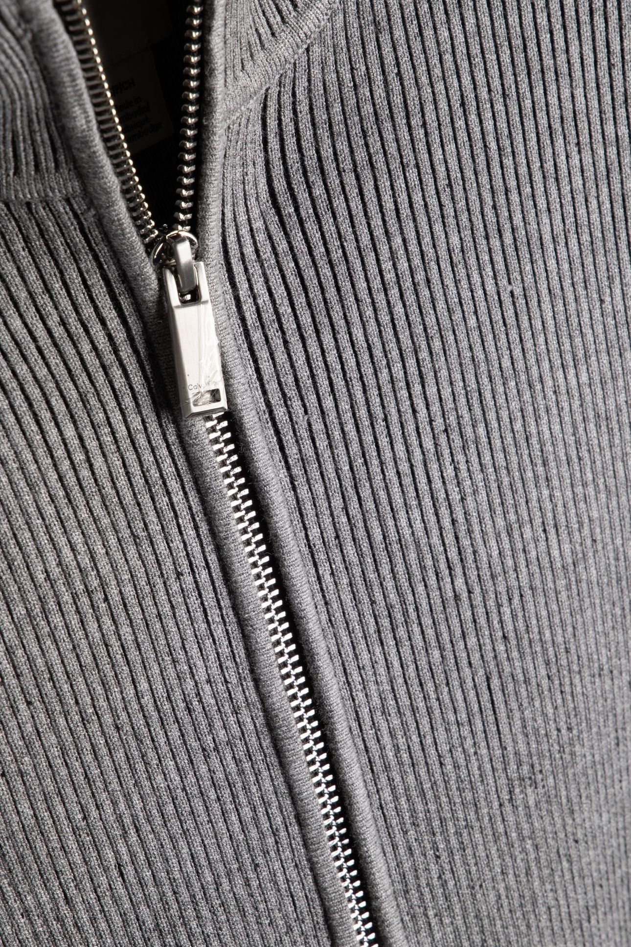 SNOWY PLAITED LONG SLEEVE GREY HEATHER 4